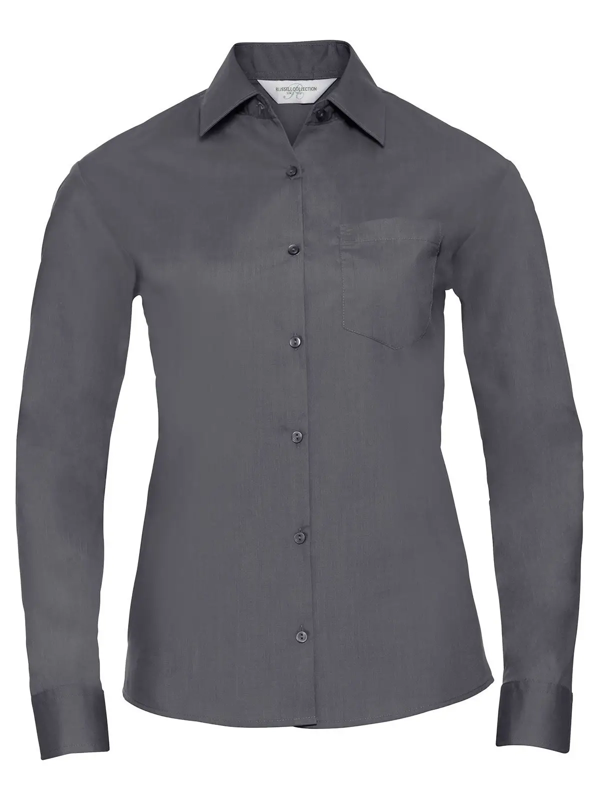 Immagine Ladies' Long Sleeve PolyCotton Poplin Shirt