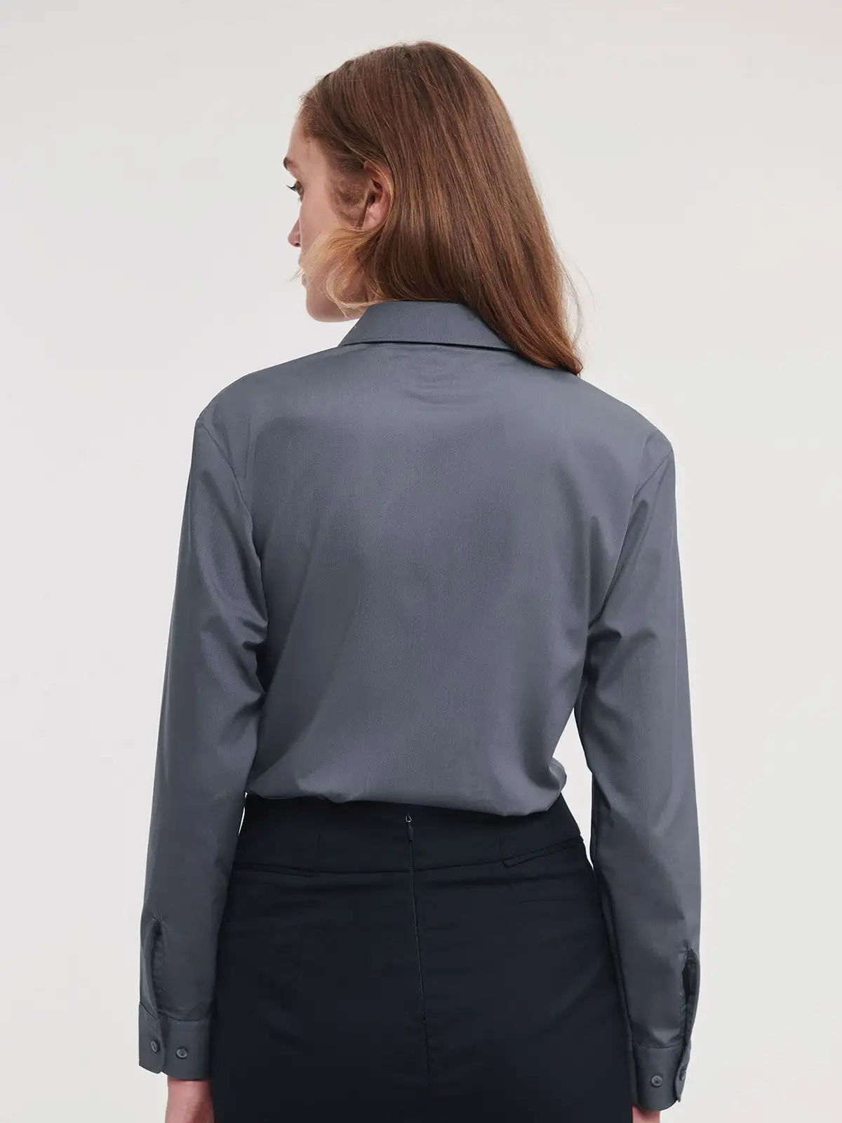 Immagine Ladies' Long Sleeve PolyCotton Poplin Shirt