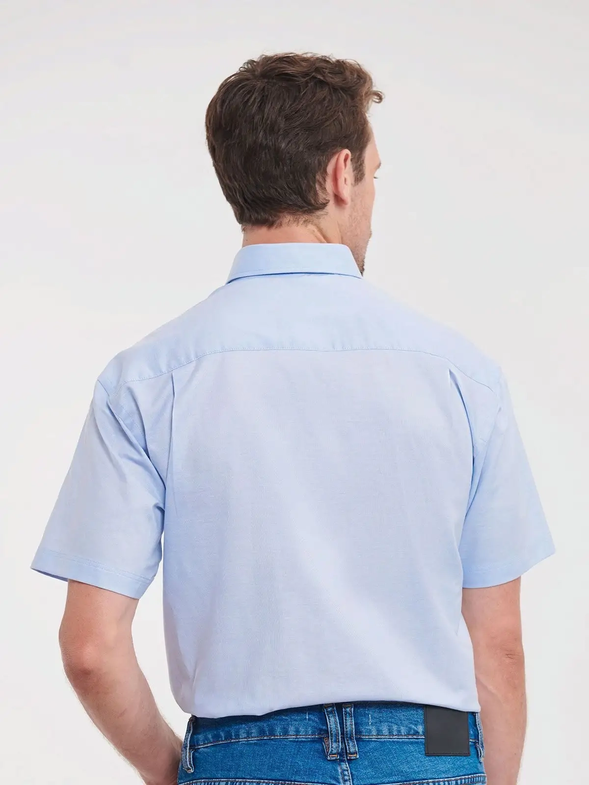 Immagine Men's Short Sleeve Easy Care Oxford Shirt