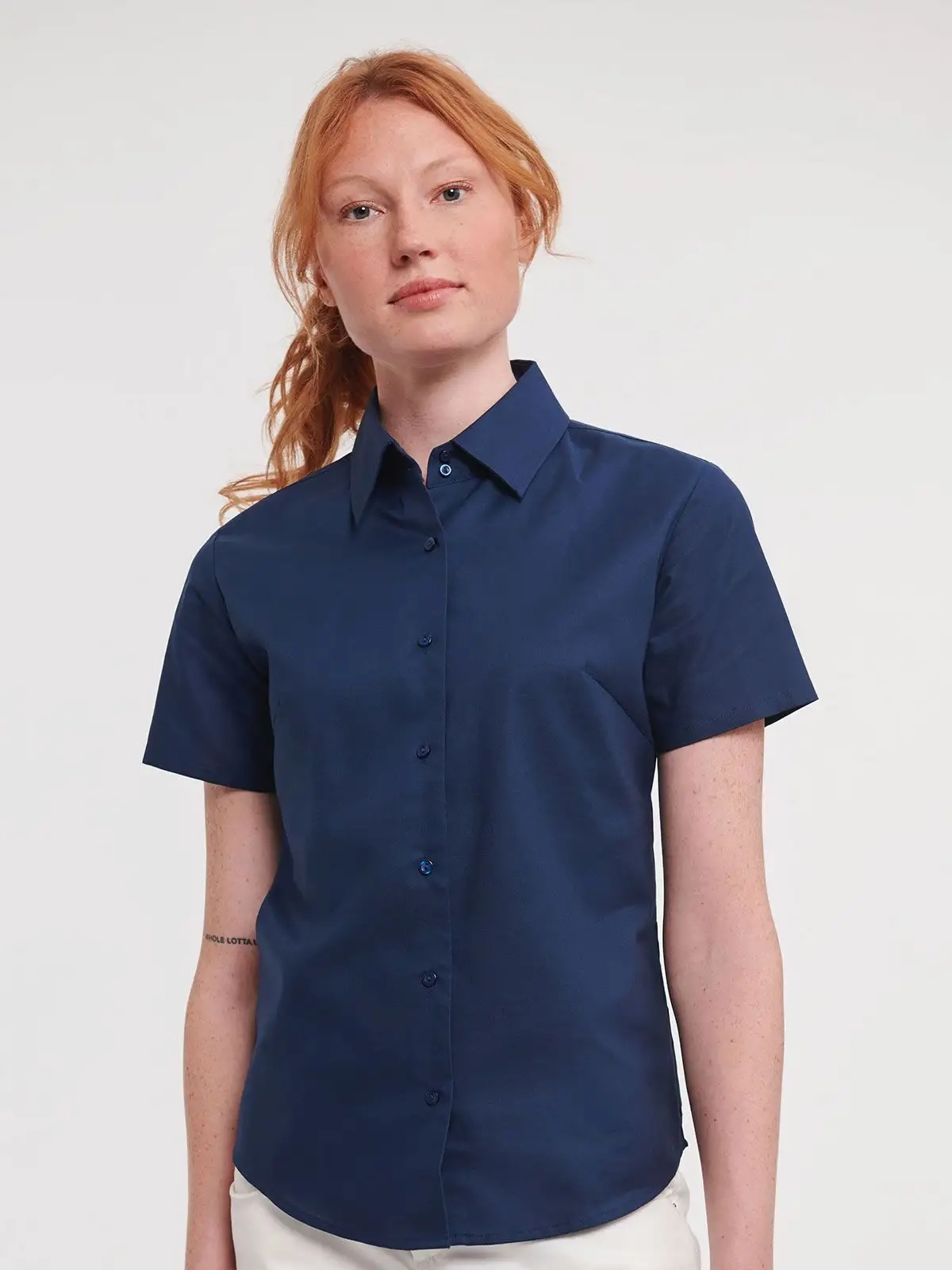 Immagine Ladies' Short Sleeve Easy Care Oxford Shirt