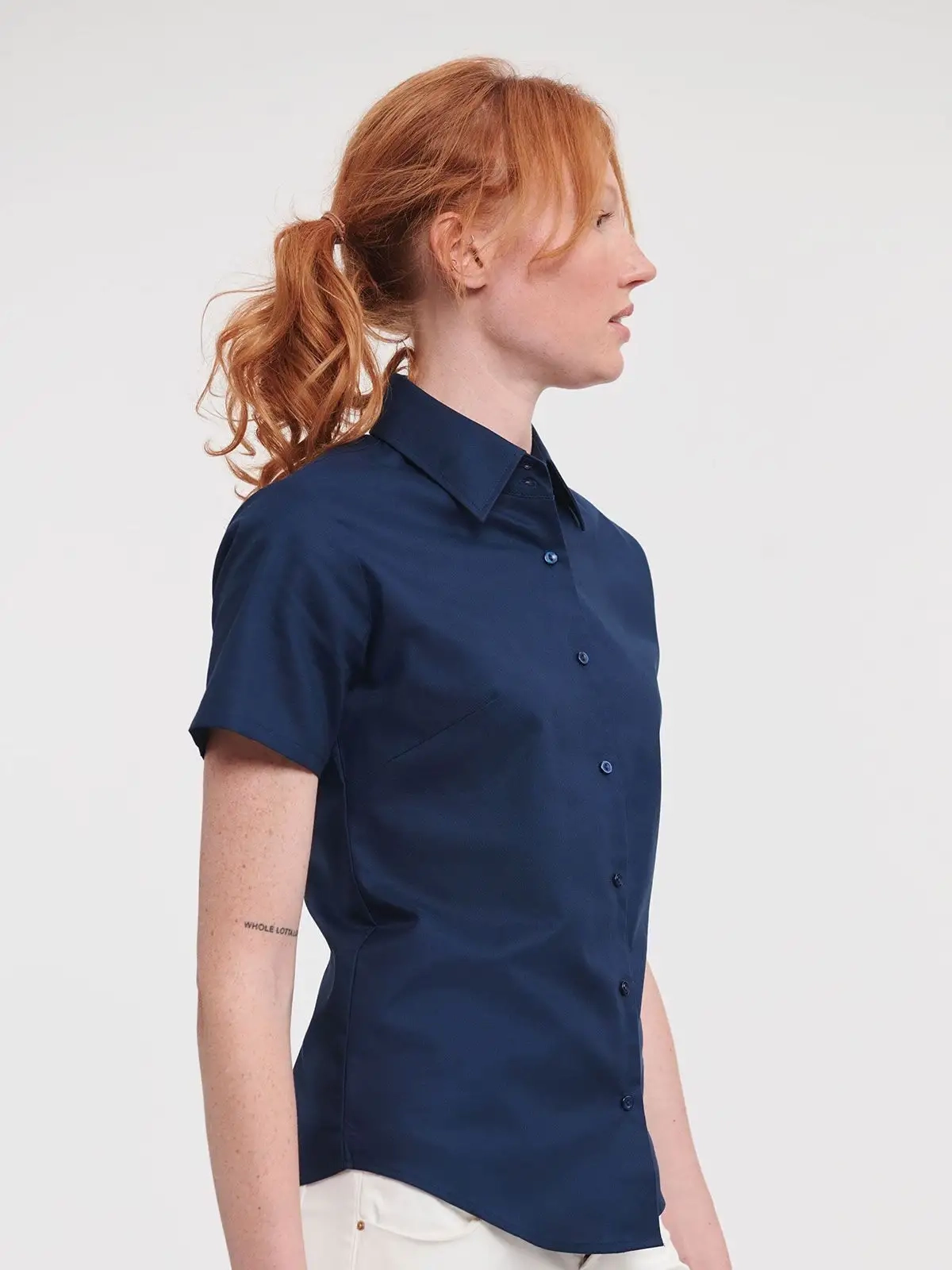 Immagine Ladies' Short Sleeve Easy Care Oxford Shirt