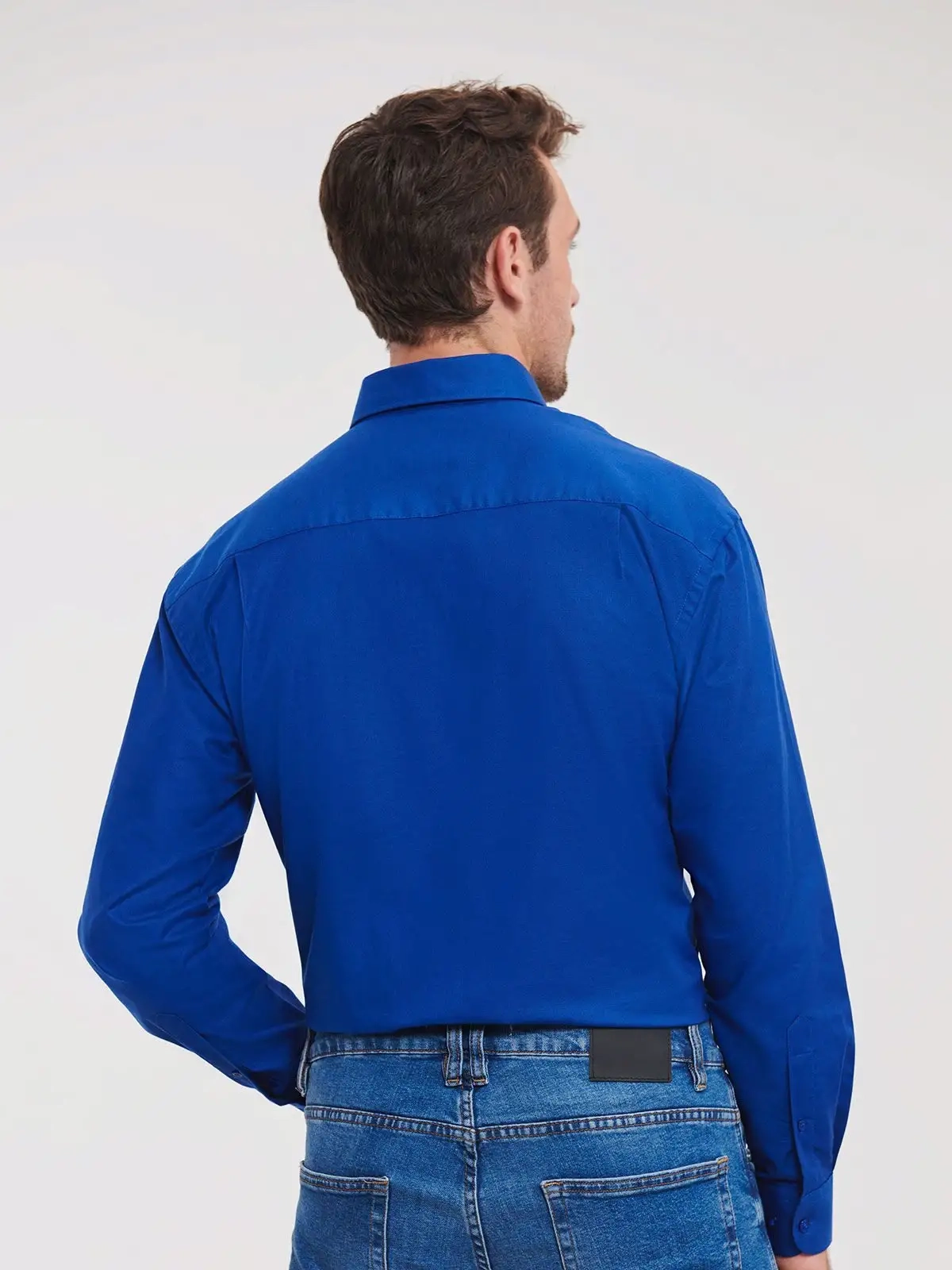 Immagine Men's Long Sleeve Easy Care Oxford Shirt