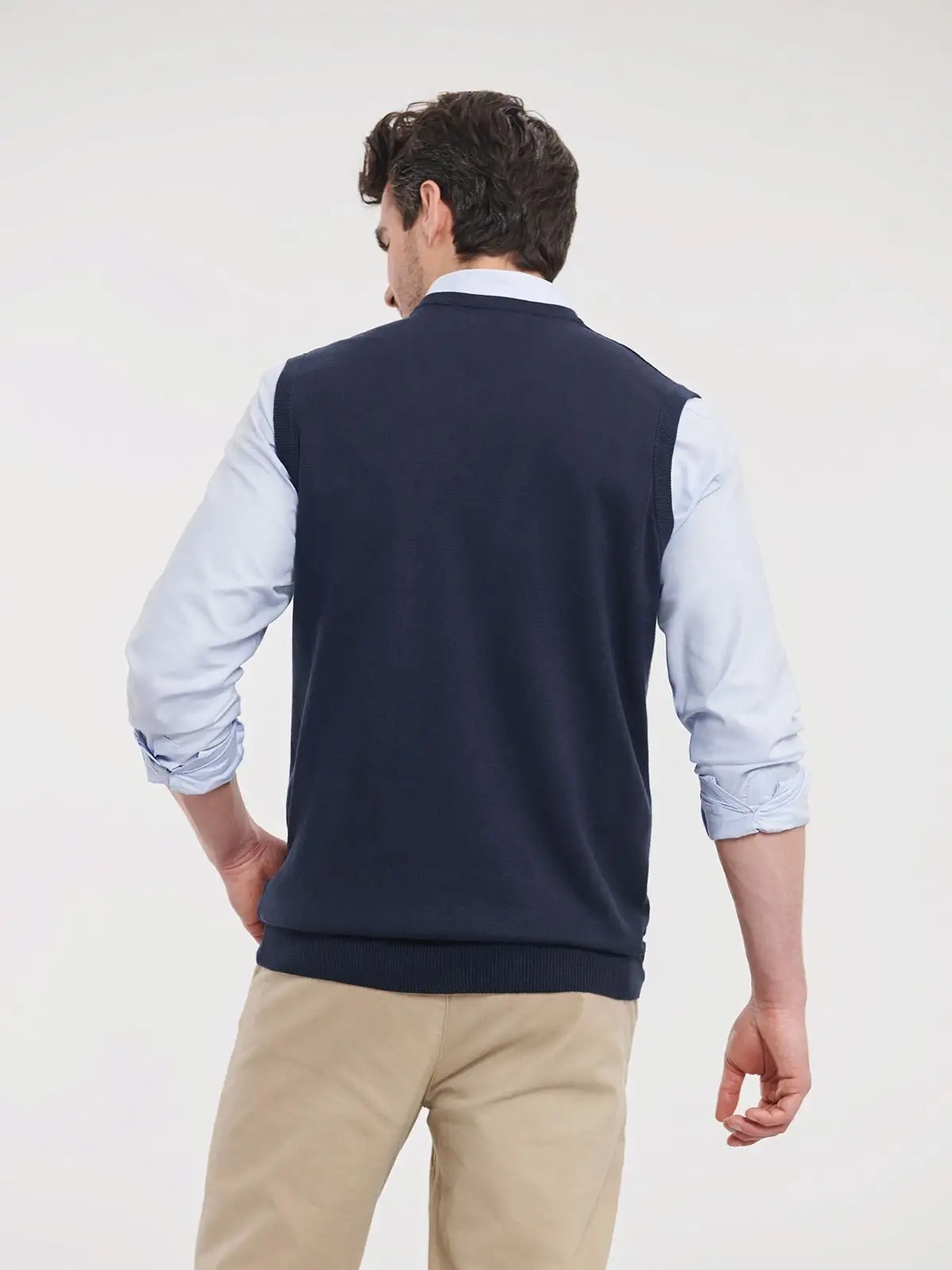 Immagine Adults' V-Neck Sleeveless Knitted Pullover