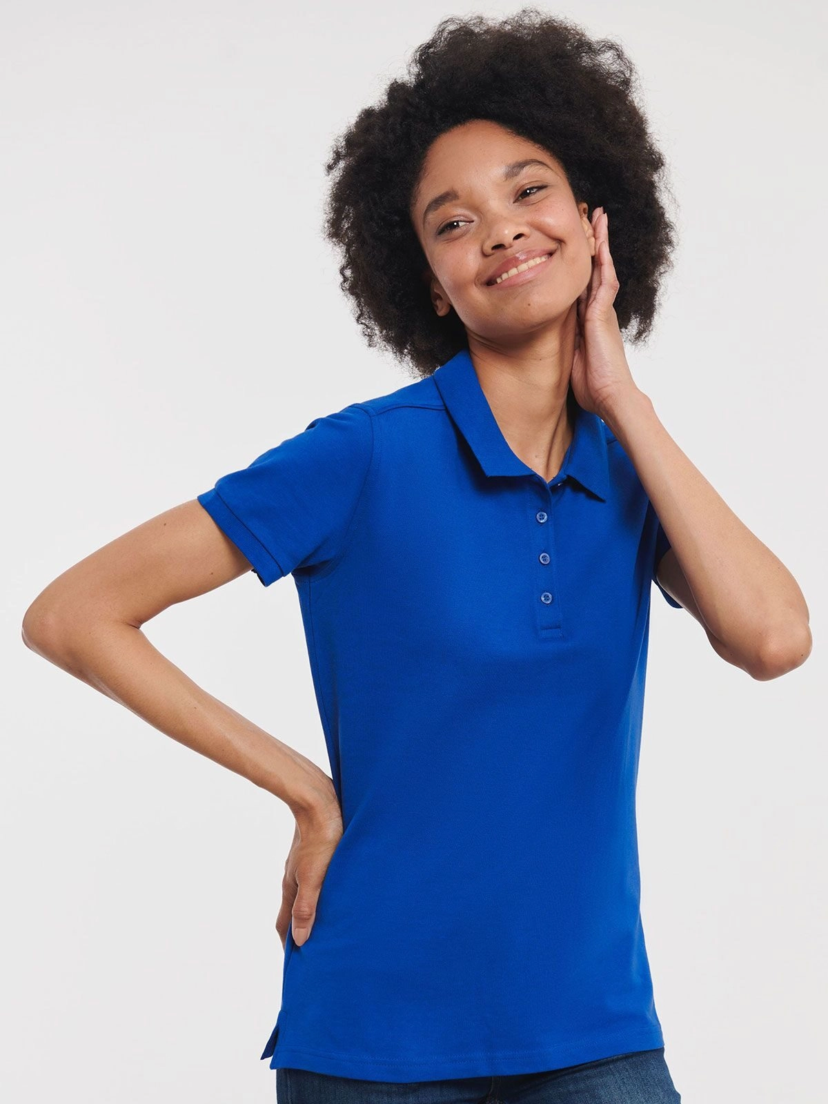 Immagine Ladies' Tailored Stretch Polo