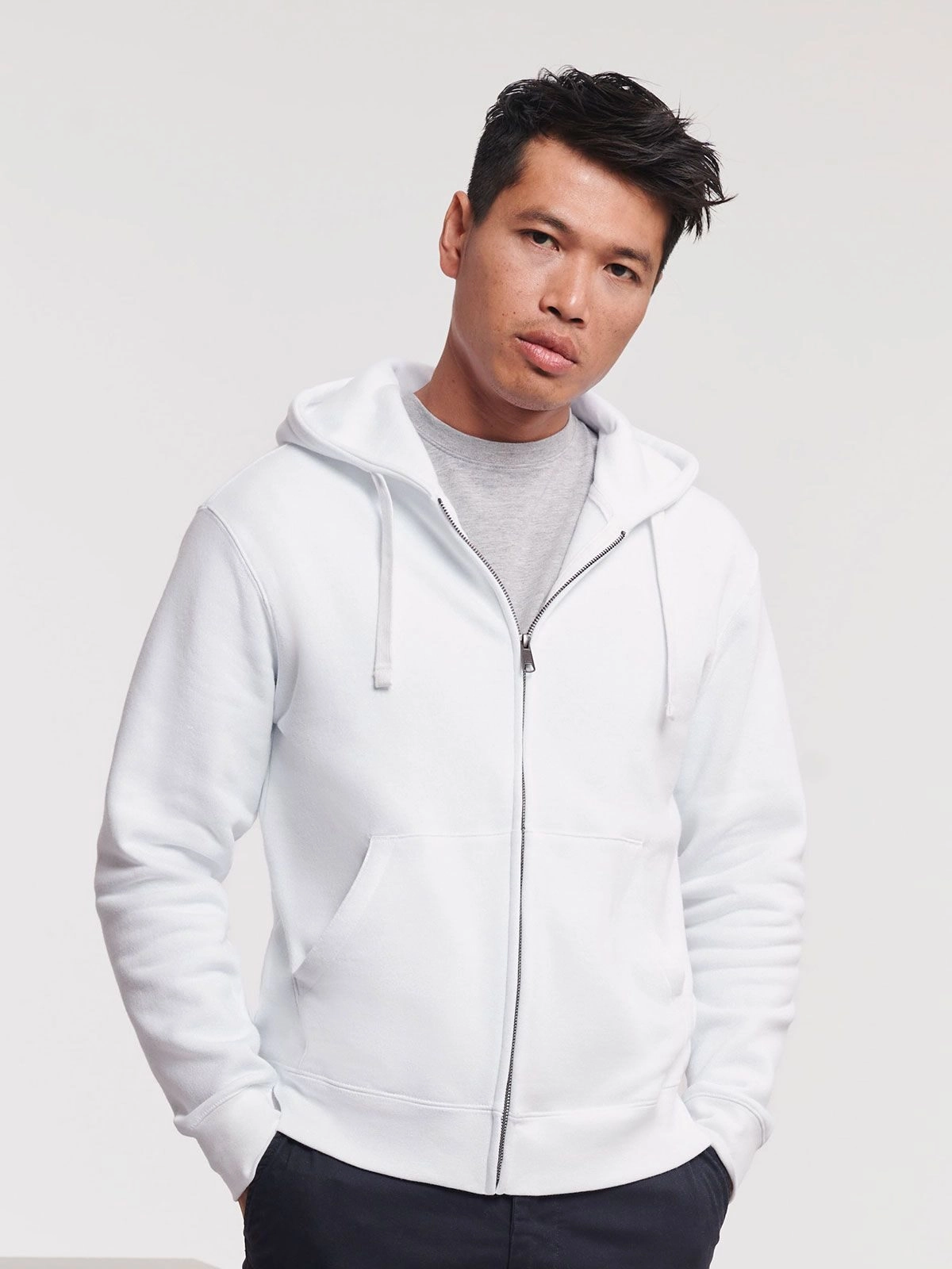 Immagine Men's Authentic Zipped Hood