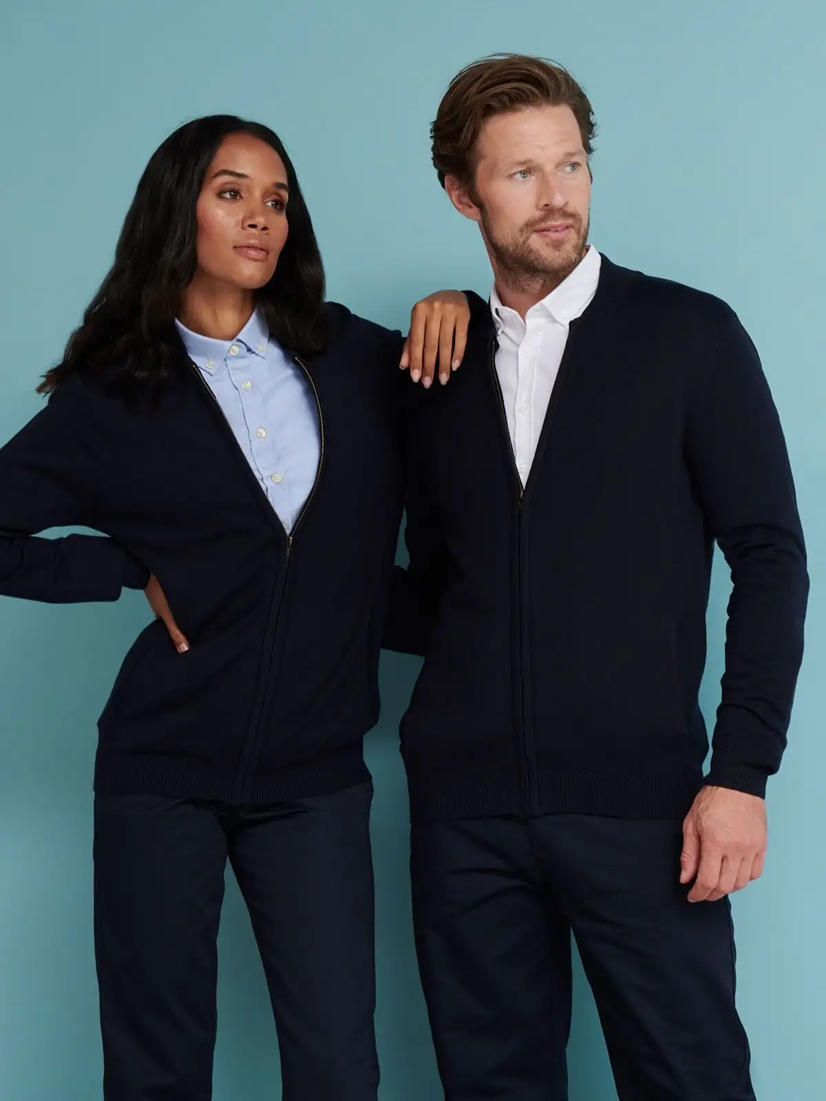 Immagine Unisex Zip Through Cardigan