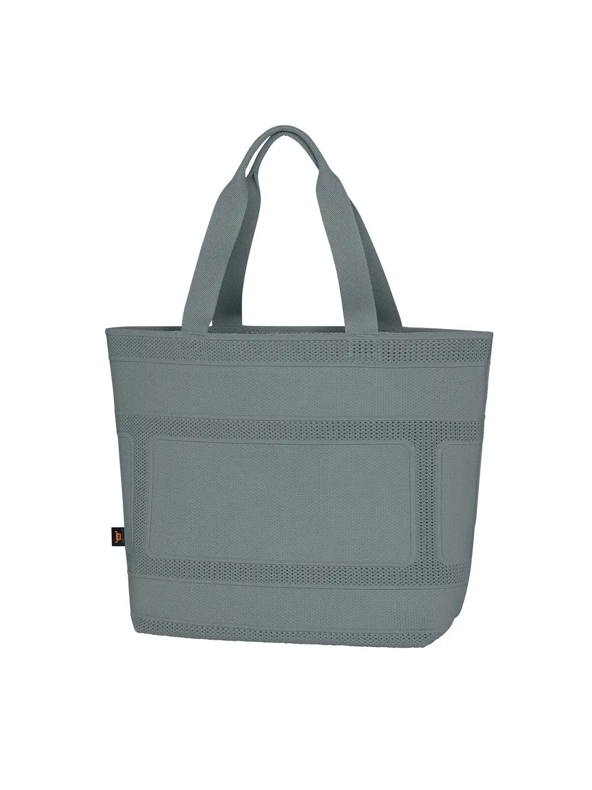 Immagine Shopper in maglia, con motivo a quadri - MONO