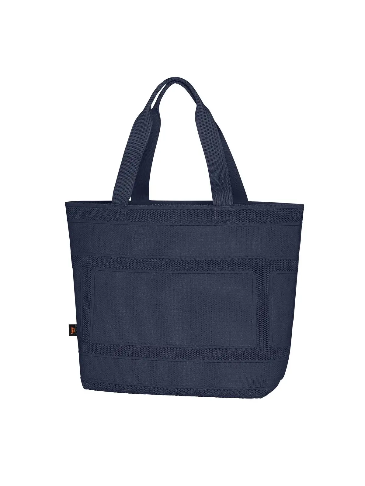 Immagine Shopper in maglia, con motivo a quadri - MONO