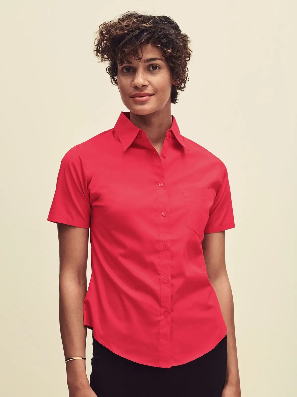 Immagine Ladies Poplin Shirt Short Sleeve