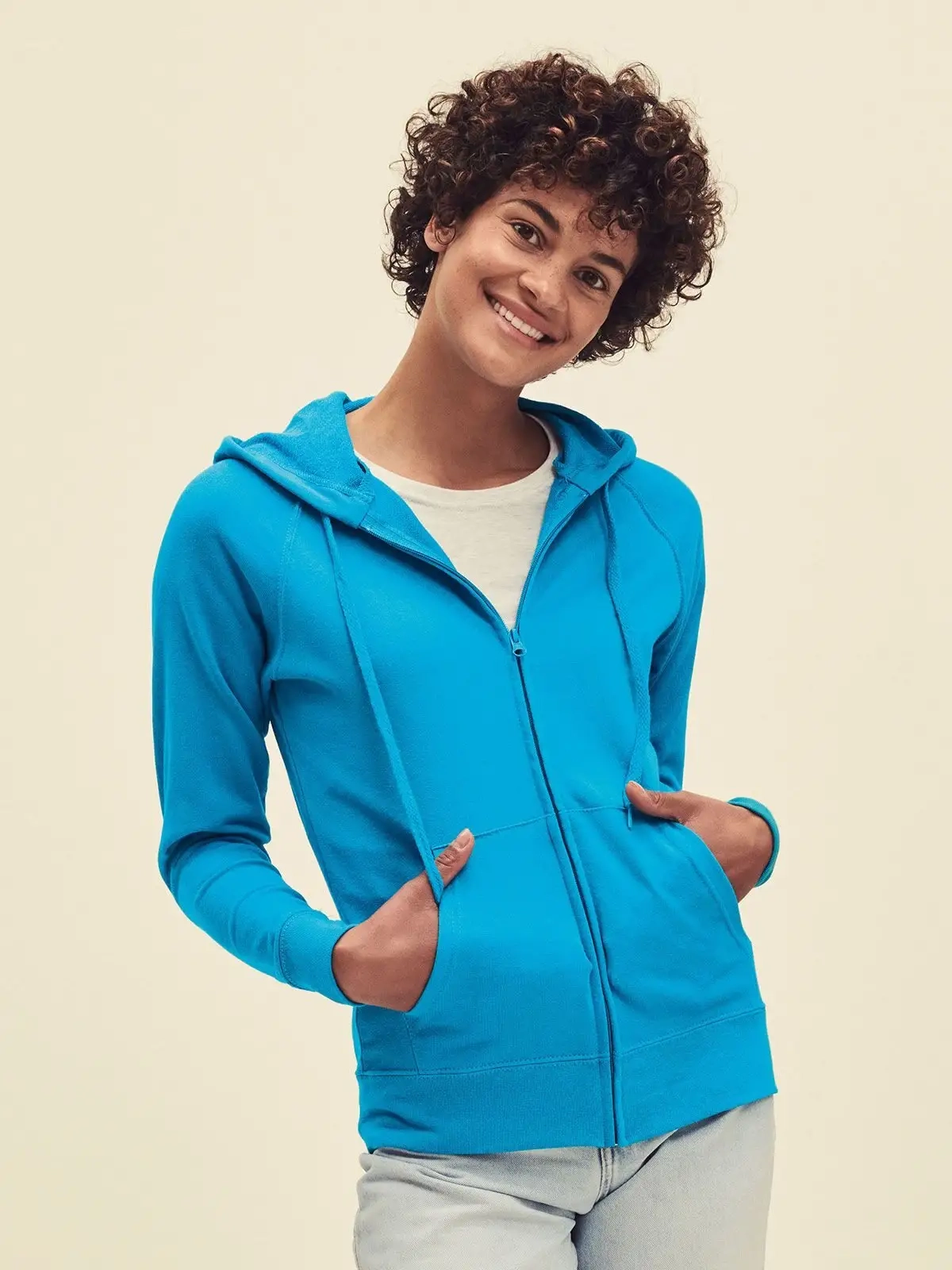 Immagine Ladies Lightweight Hooded Sweat Jacket