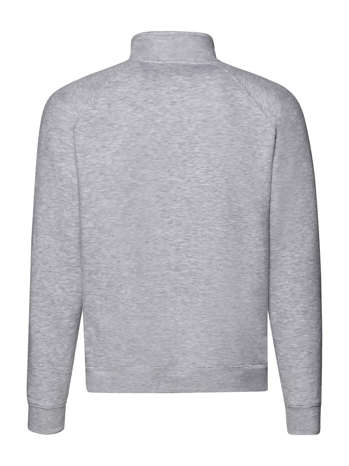 Immagine Felpa con maniche raglan, felpata internamente - Premium Zip Neck Sweat