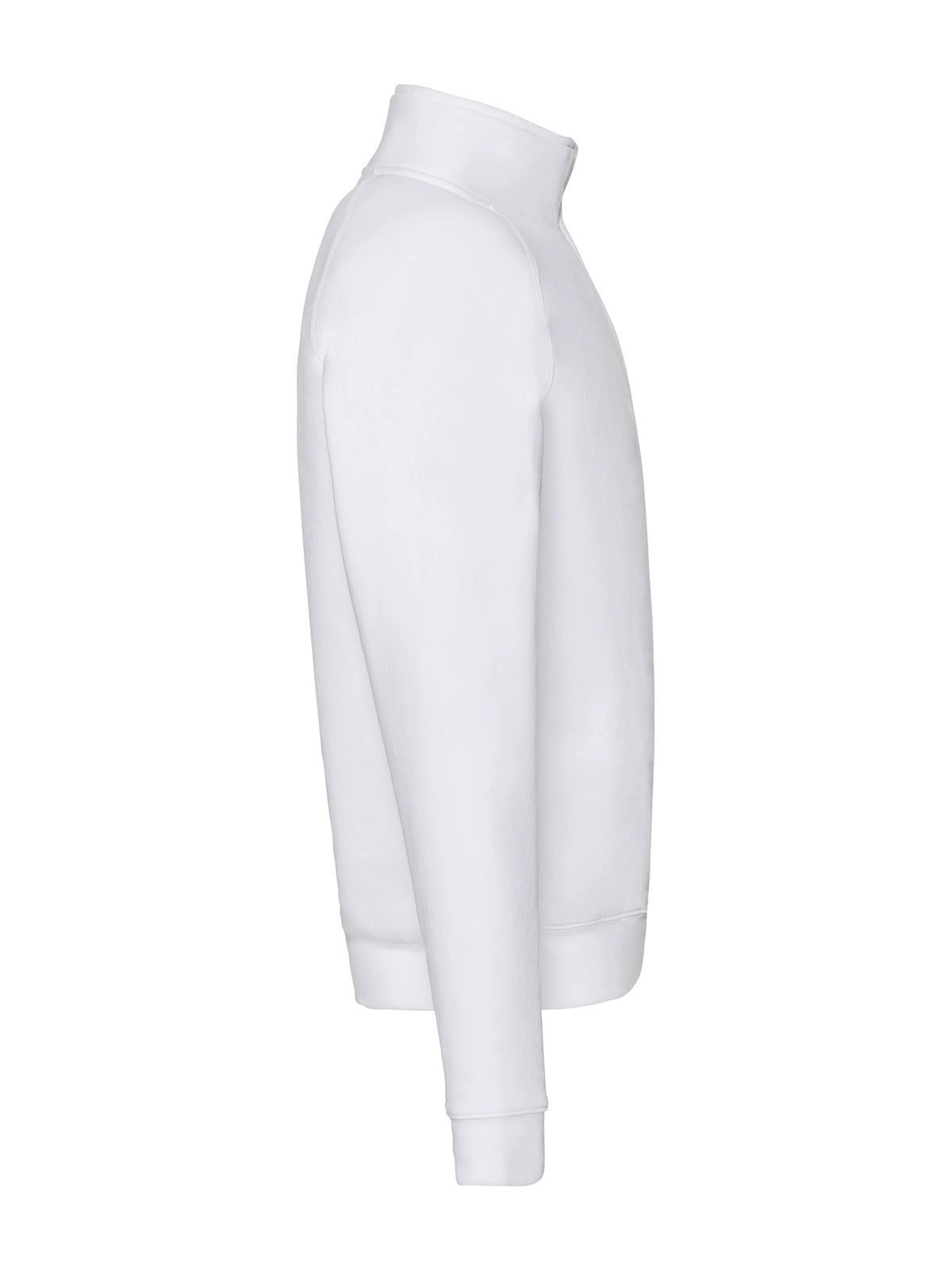 Immagine Felpa con maniche raglan, felpata internamente - Premium Zip Neck Sweat