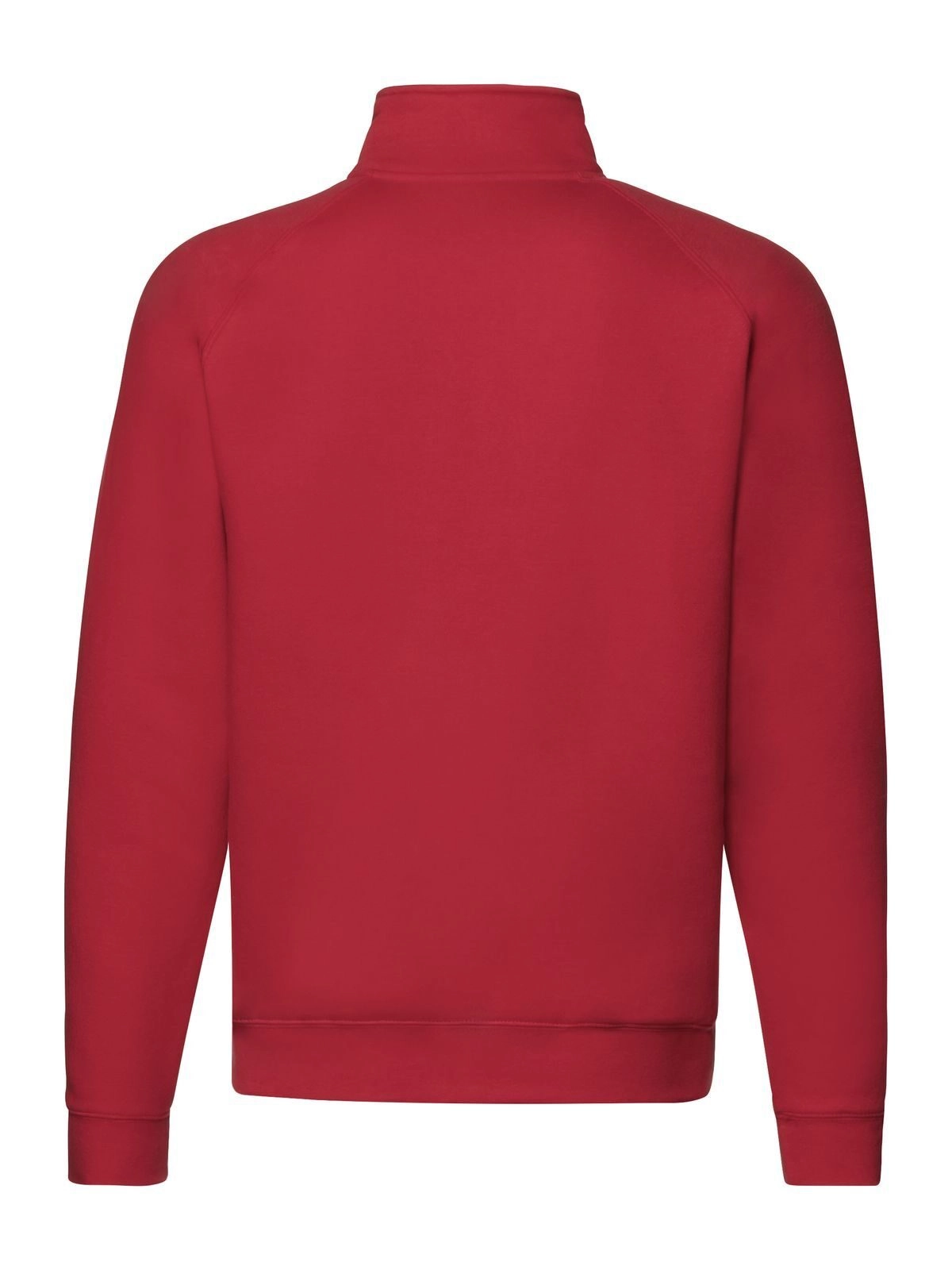 Immagine Felpa con maniche raglan, felpata internamente - Premium Zip Neck Sweat