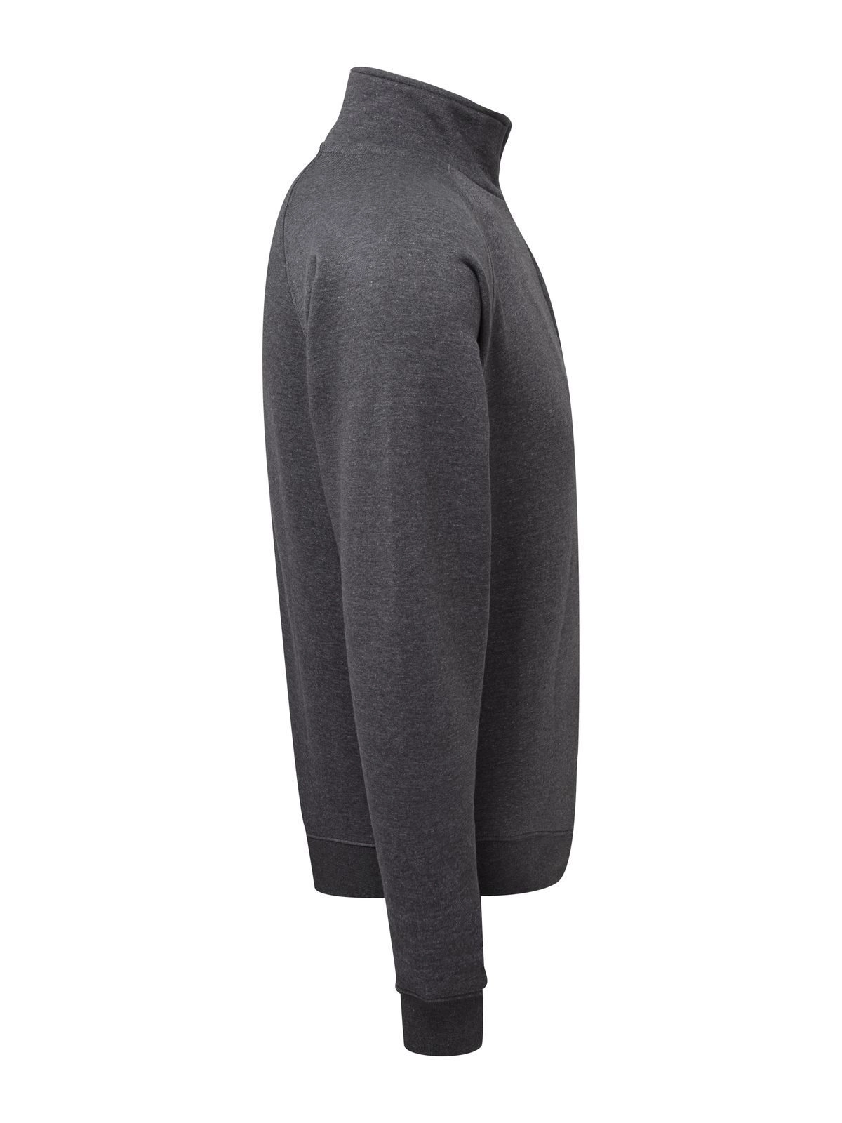 Immagine Felpa con maniche raglan, felpata internamente - Premium Zip Neck Sweat