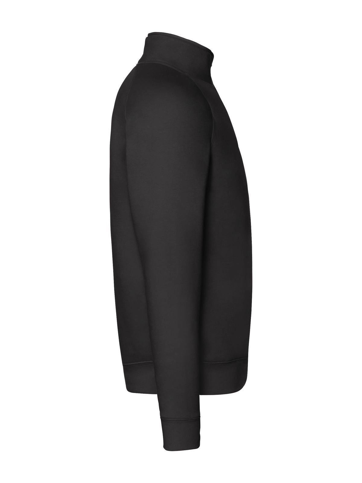 Immagine Felpa con maniche raglan, felpata internamente - Premium Zip Neck Sweat