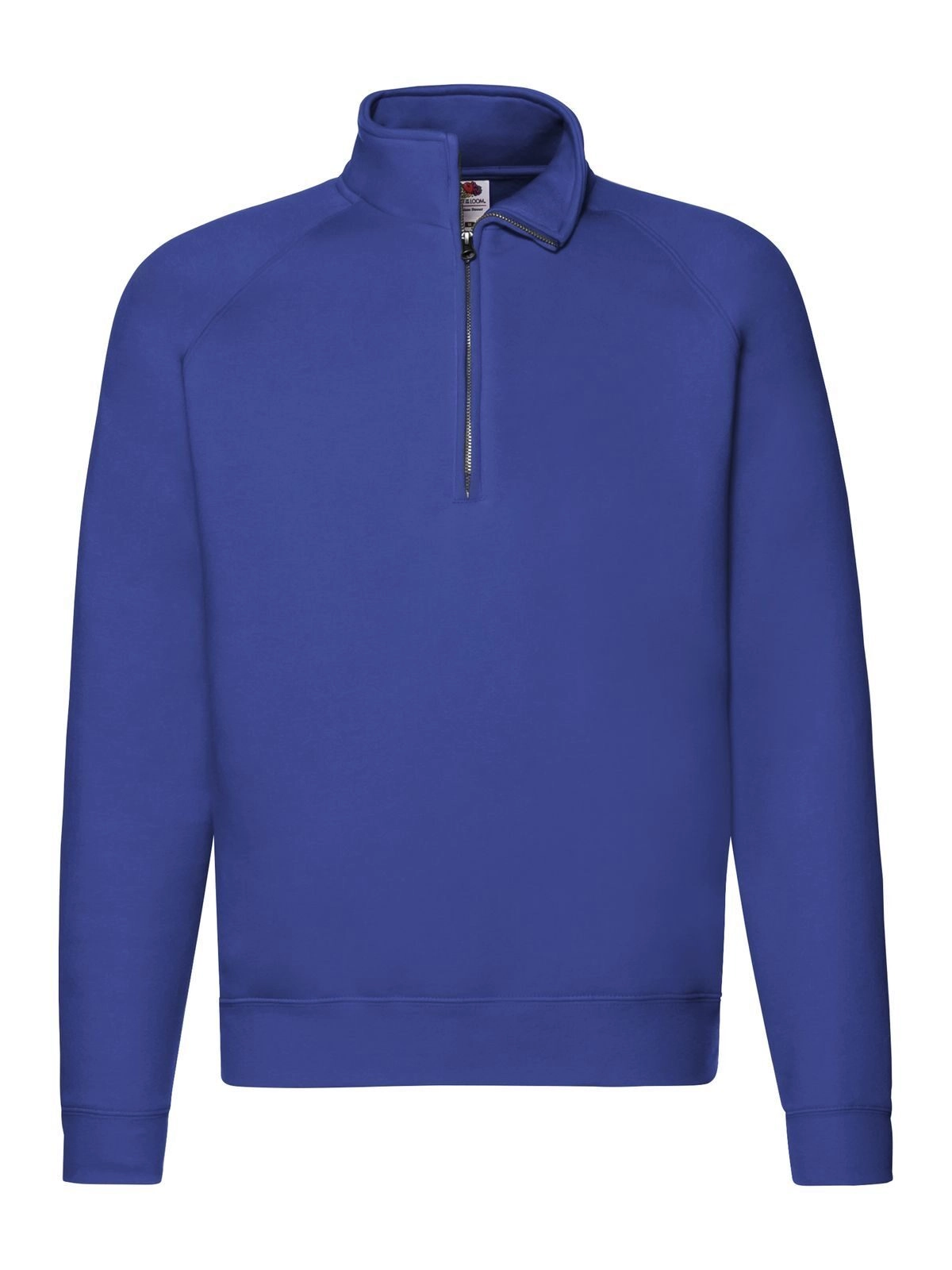 Immagine Felpa con maniche raglan, felpata internamente - Premium Zip Neck Sweat