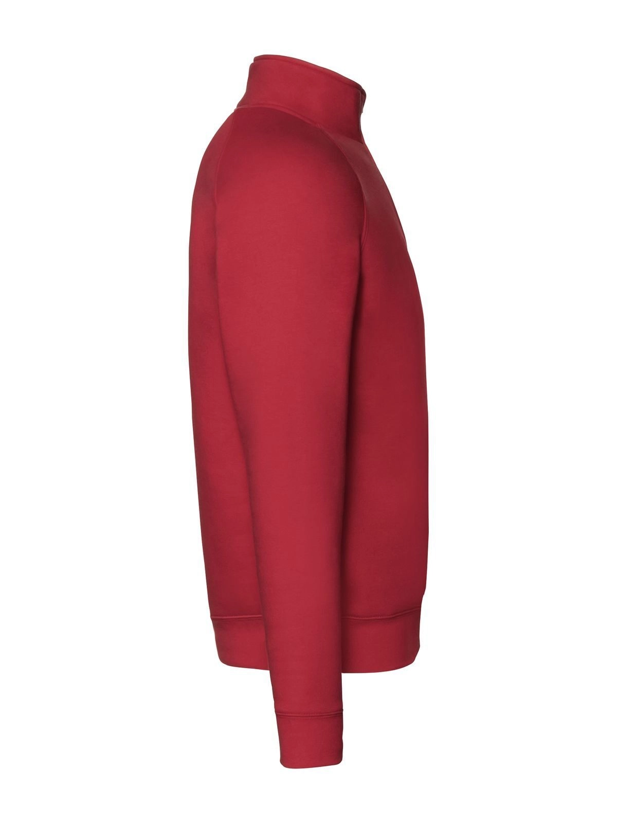Immagine Felpa con maniche raglan, felpata internamente - Premium Zip Neck Sweat