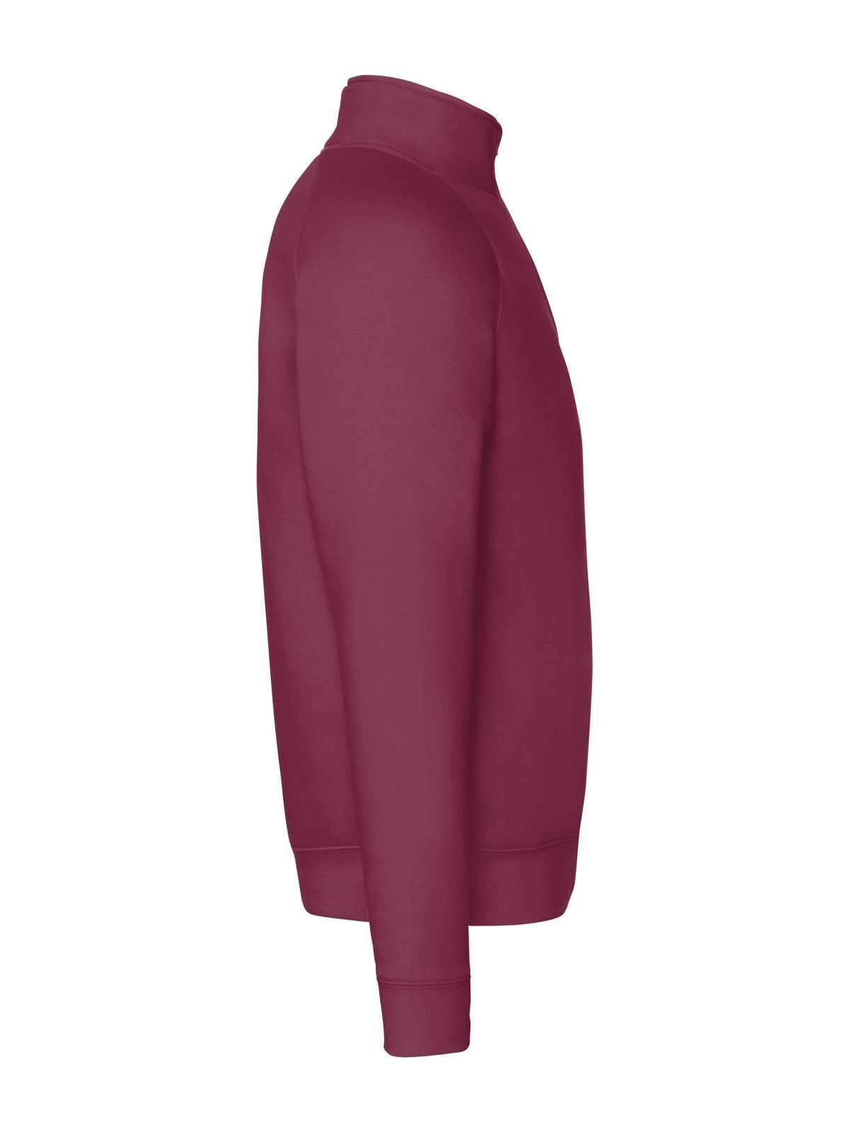Immagine Felpa con maniche raglan, felpata internamente - Premium Zip Neck Sweat
