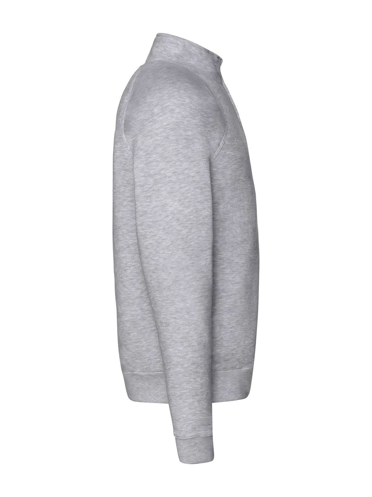 Immagine Felpa con maniche raglan, felpata internamente - Premium Zip Neck Sweat