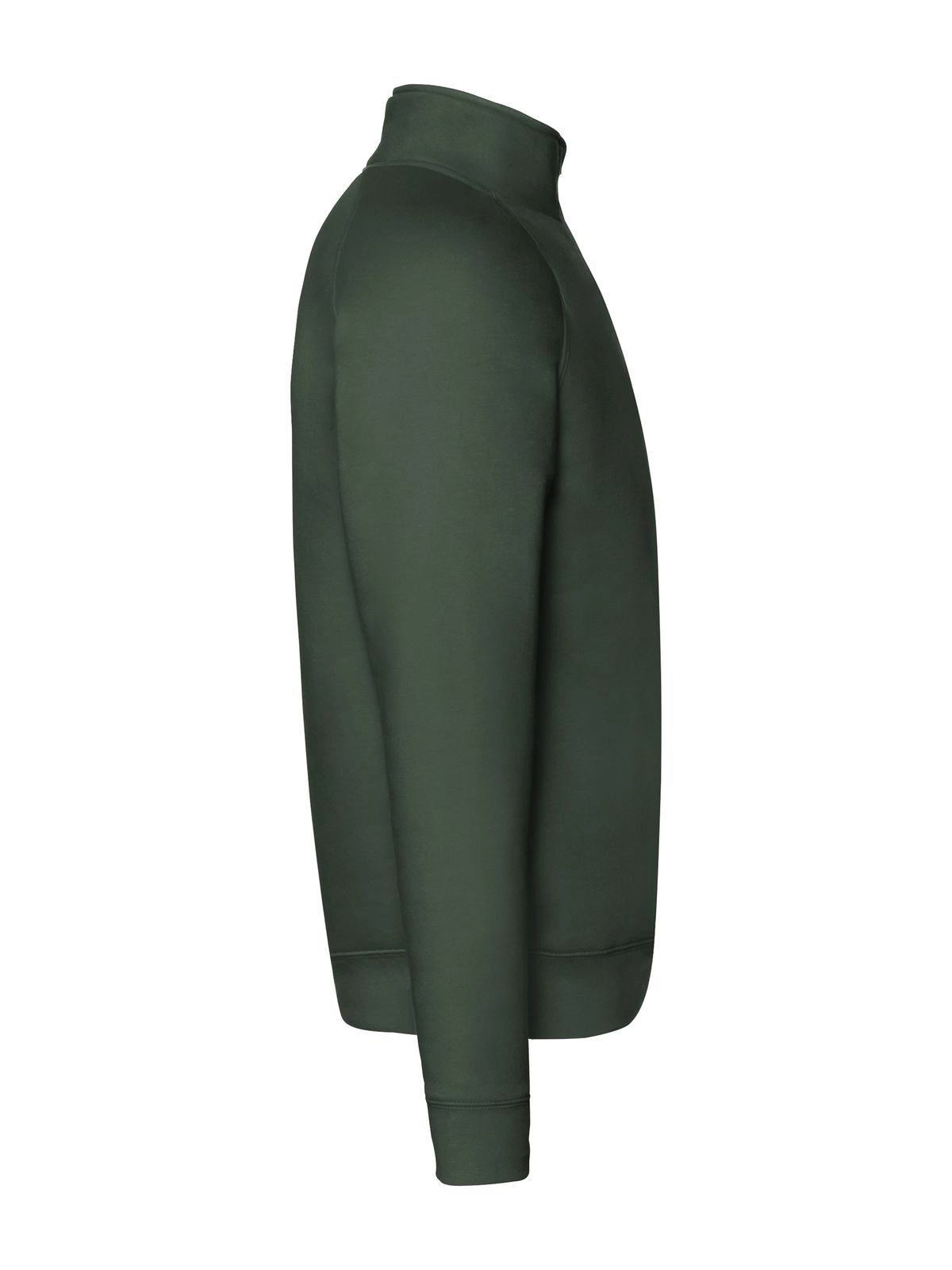 Immagine Felpa con maniche raglan, felpata internamente - Premium Zip Neck Sweat