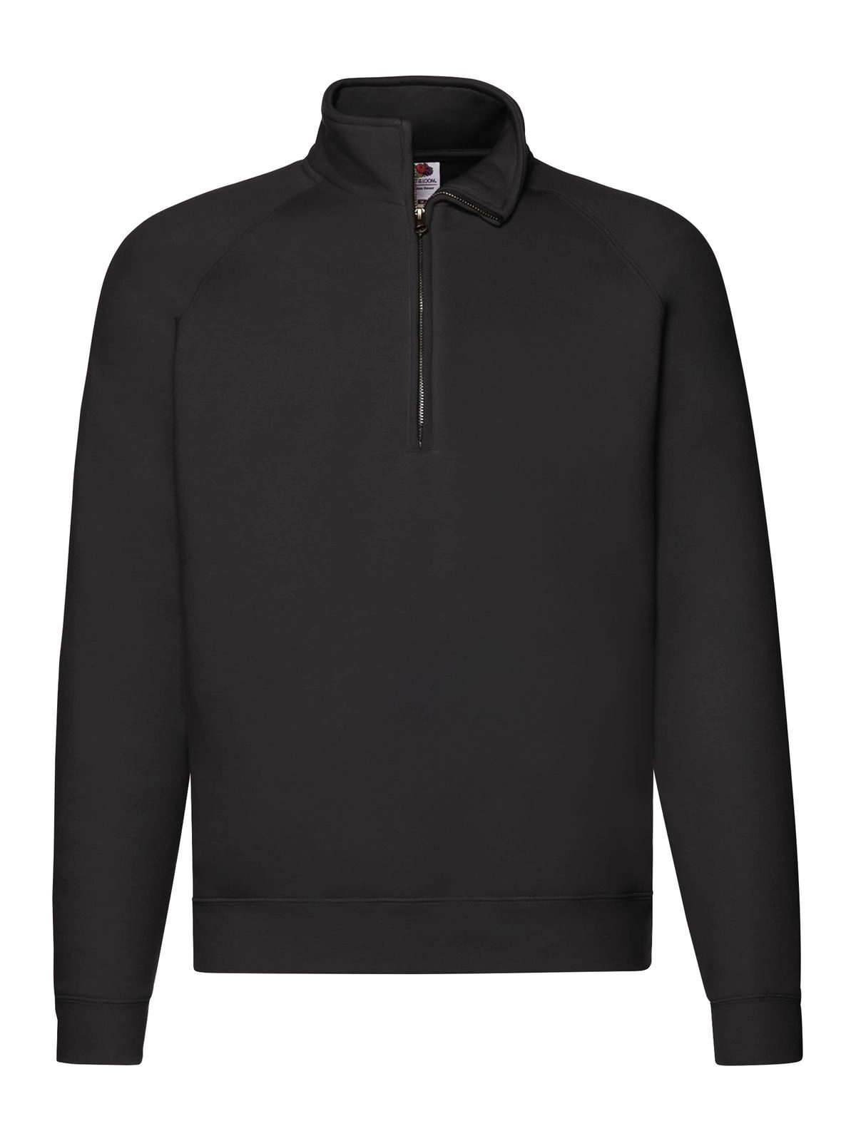 Immagine Felpa con maniche raglan, felpata internamente - Premium Zip Neck Sweat