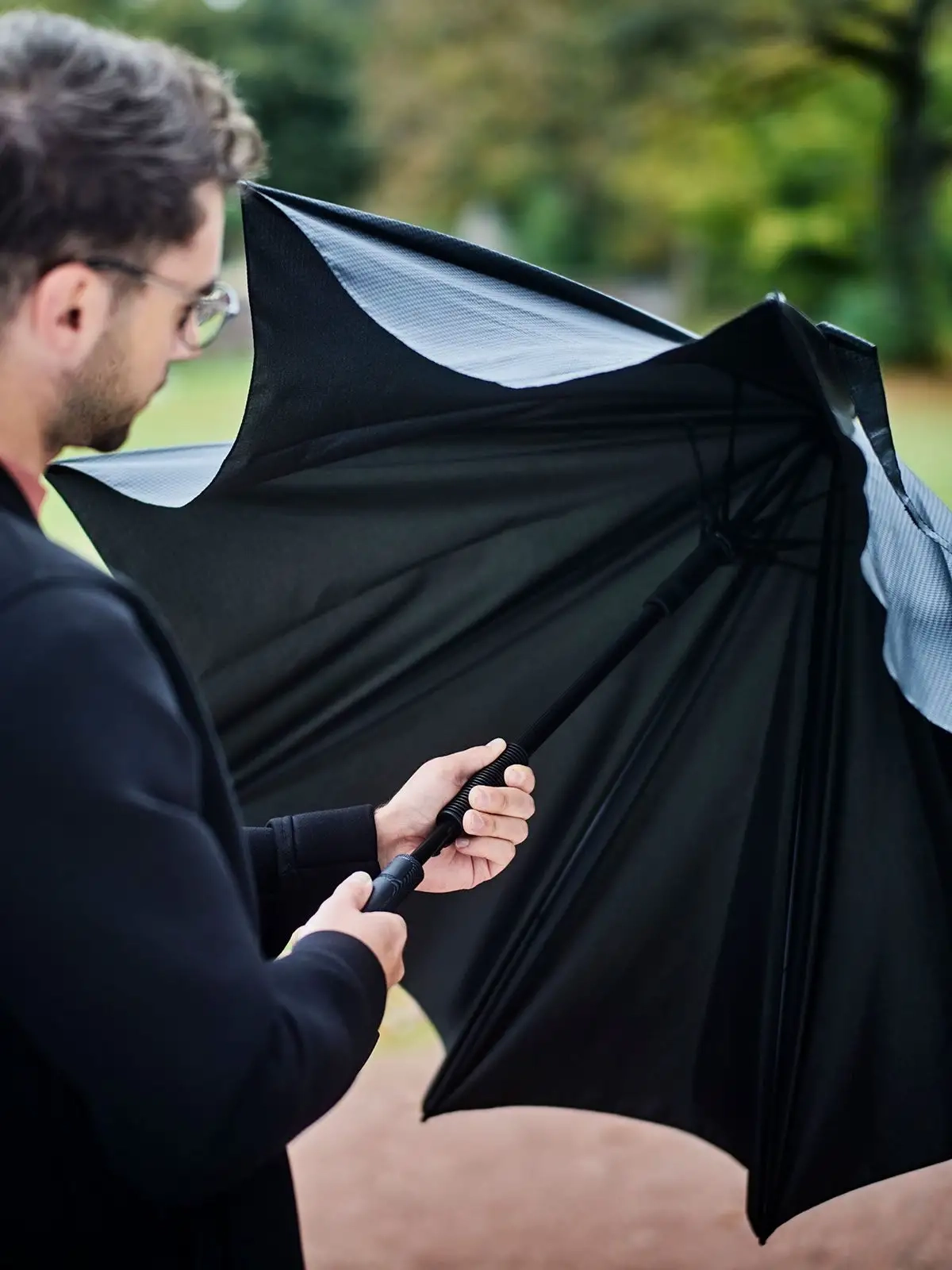 Immagine AC golf umbrella FARE®-Carbon-Style