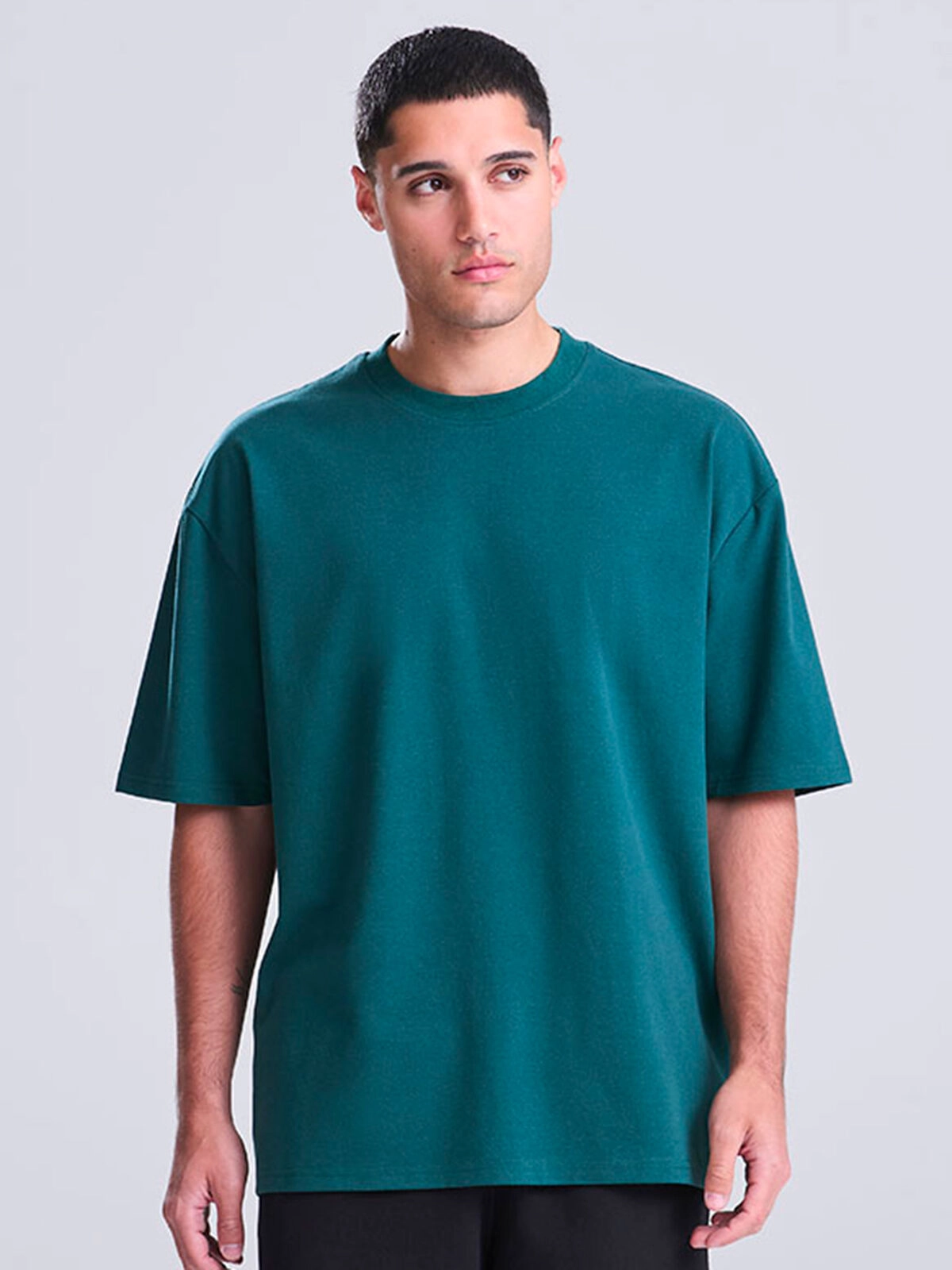 Immagine T-shirt oversize in cotone riciclato