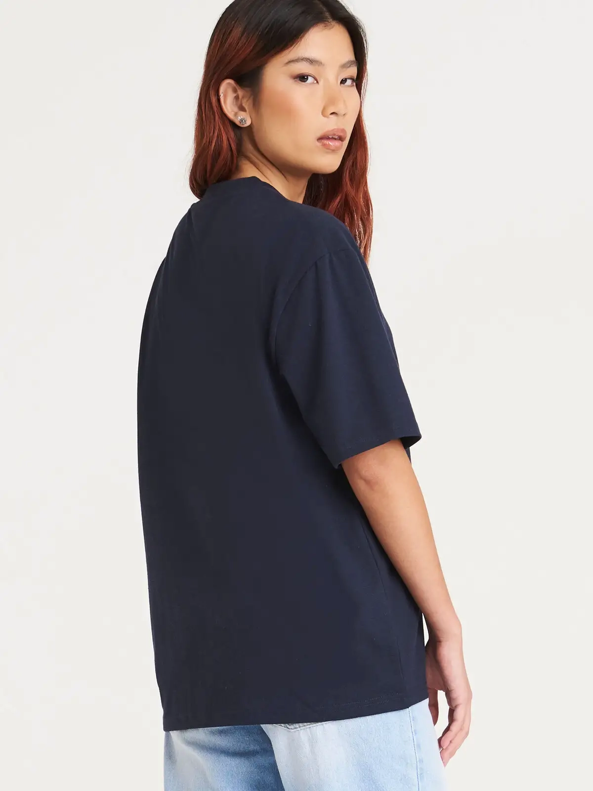 Immagine T-shirt oversize in cotone riciclato