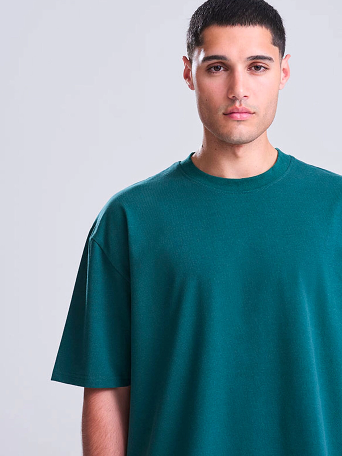Immagine T-shirt oversize in cotone riciclato
