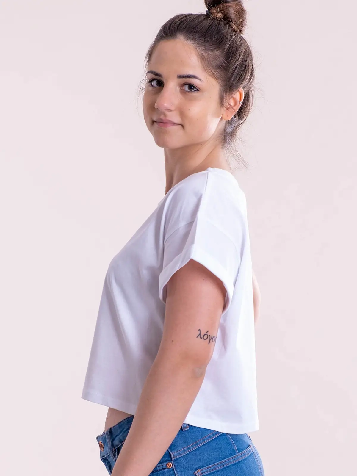 Immagine T-shirt donna cropped 