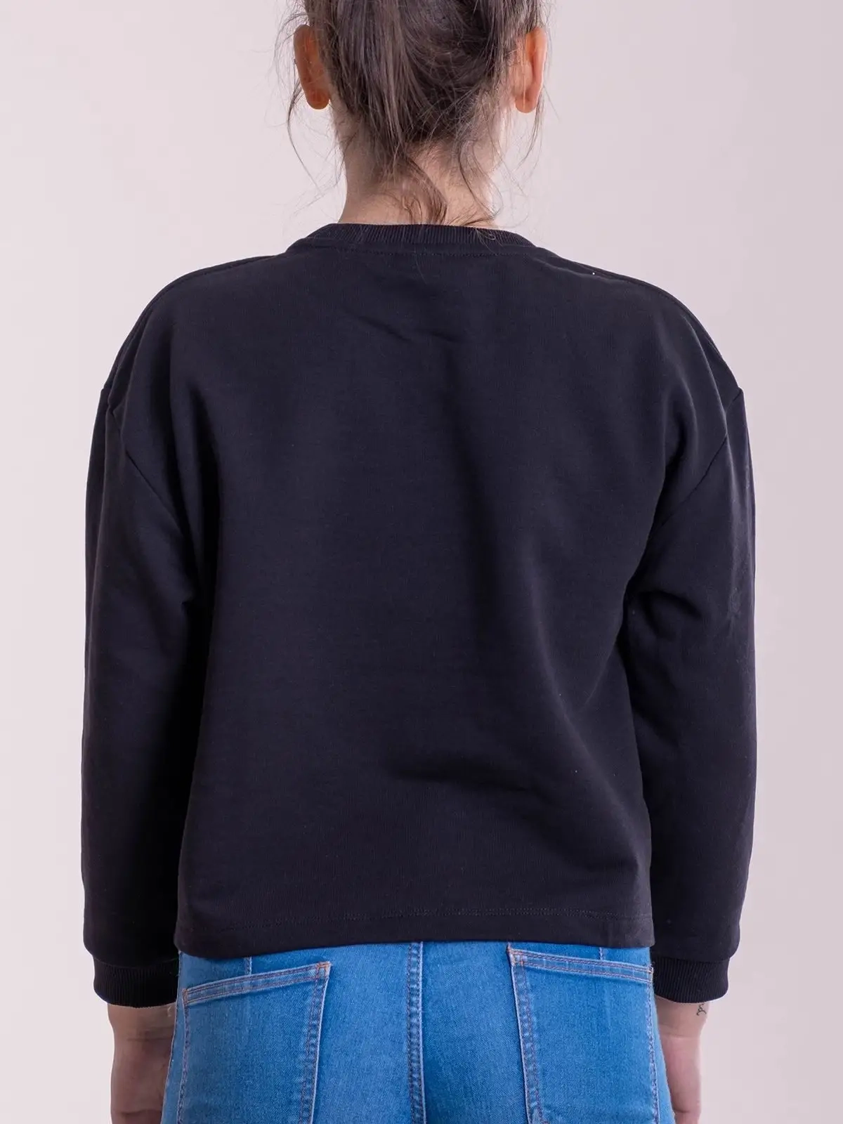 Immagine Felpa crop manica 3/4