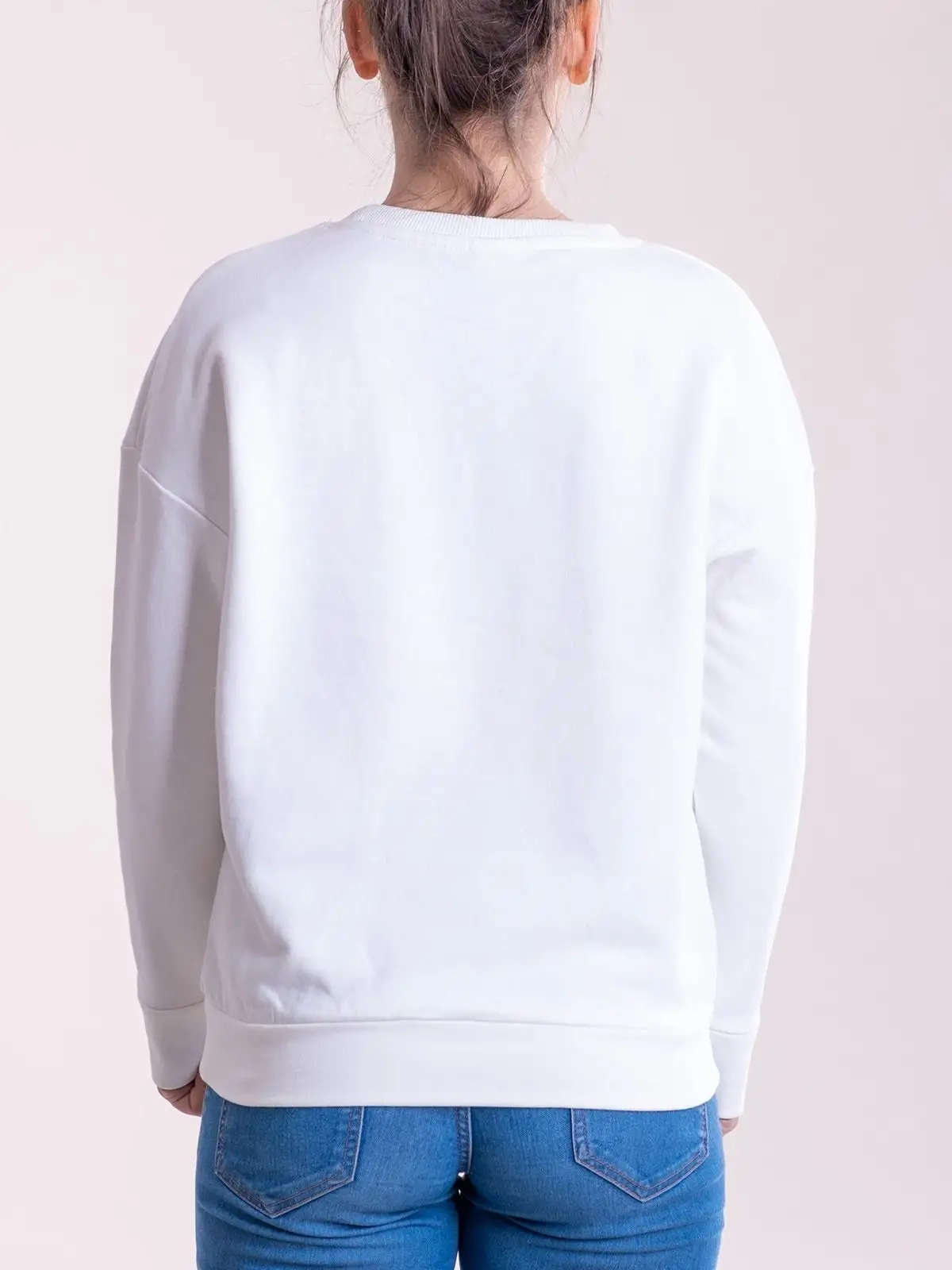 Immagine Felpa donna manica setin