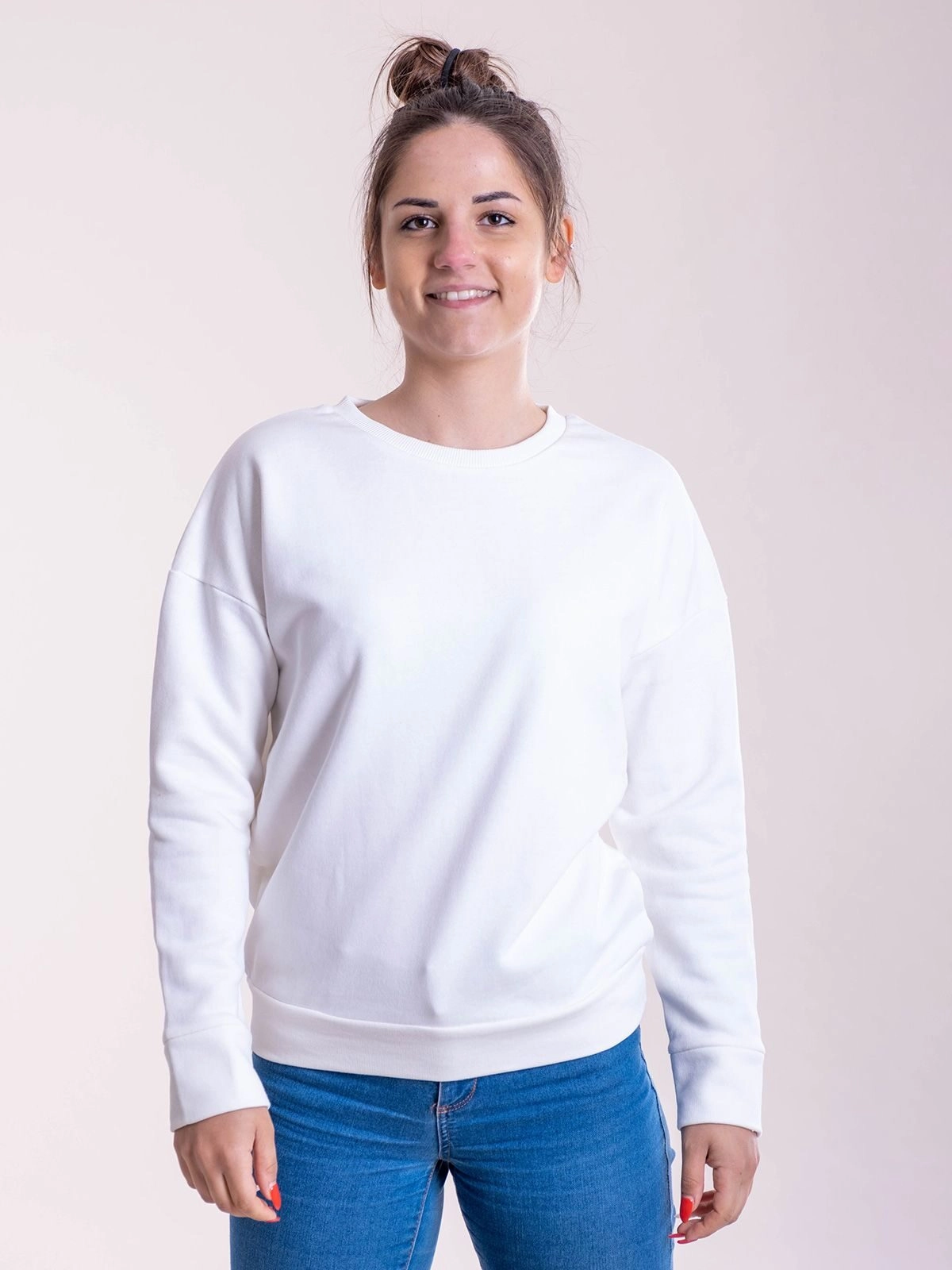 Immagine Felpa donna manica setin