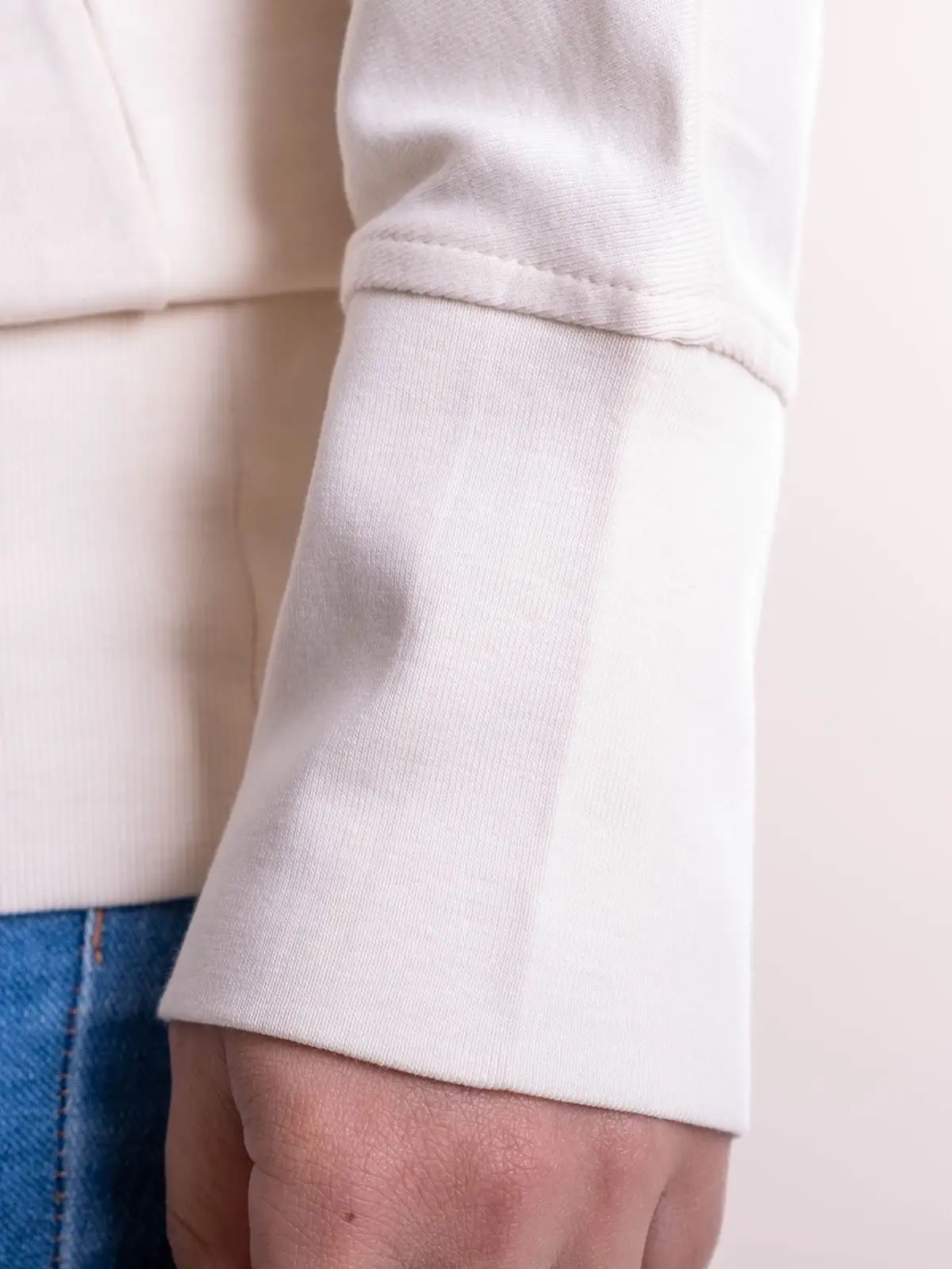 Immagine Maxi felpa donna a V