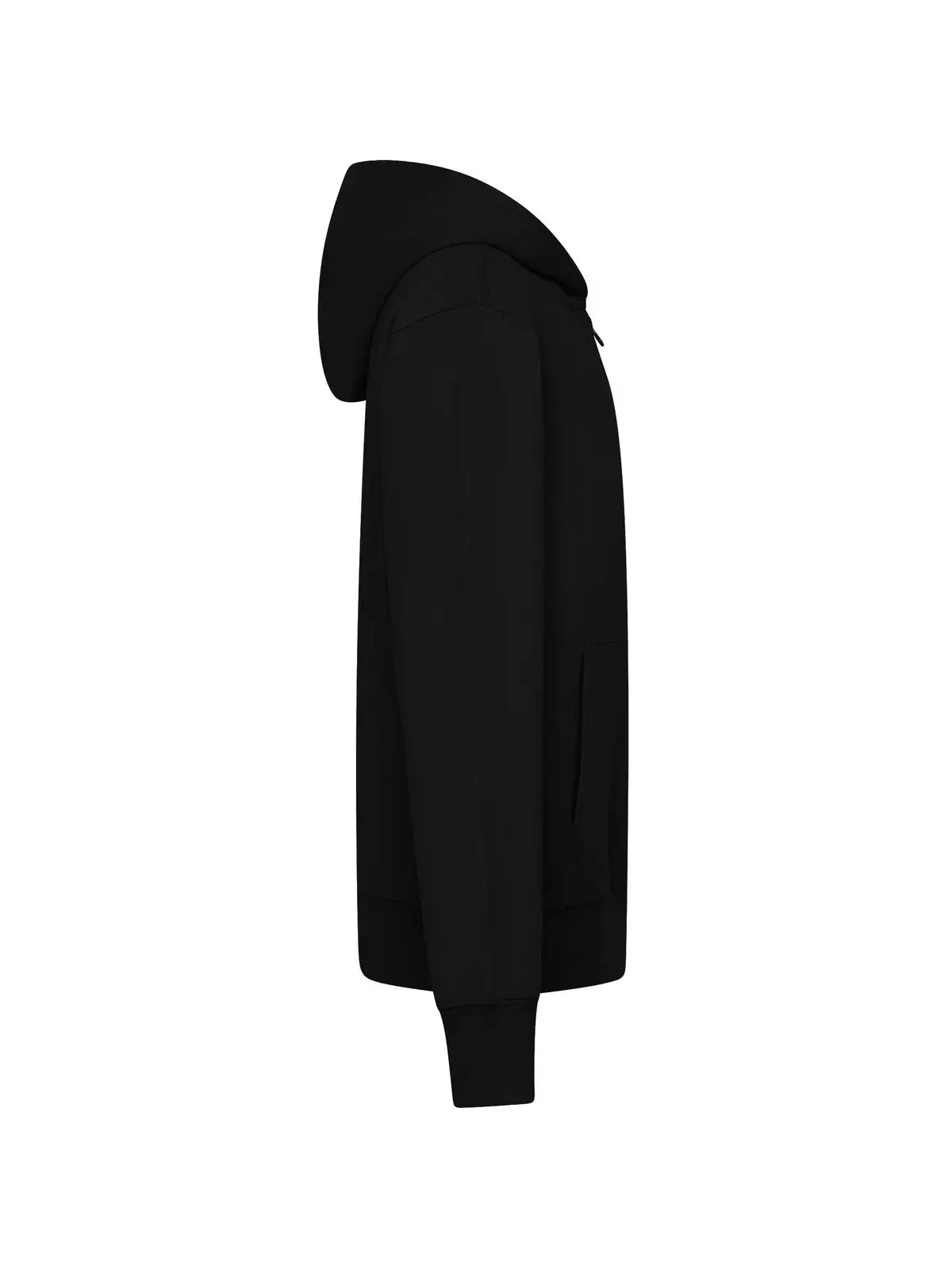 Immagine Felpa bimbo zip e cappuccio unisex terry hooded