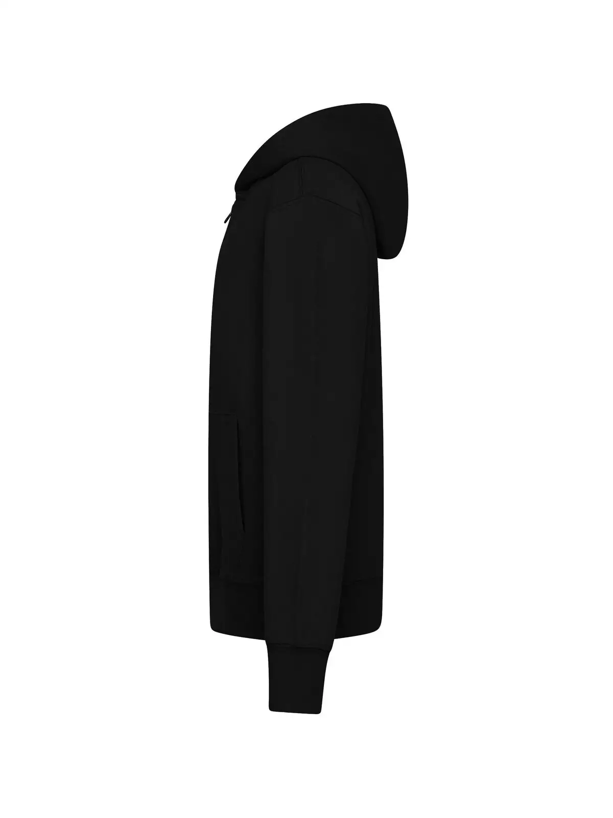 Immagine Felpa bimbo zip e cappuccio unisex terry hooded