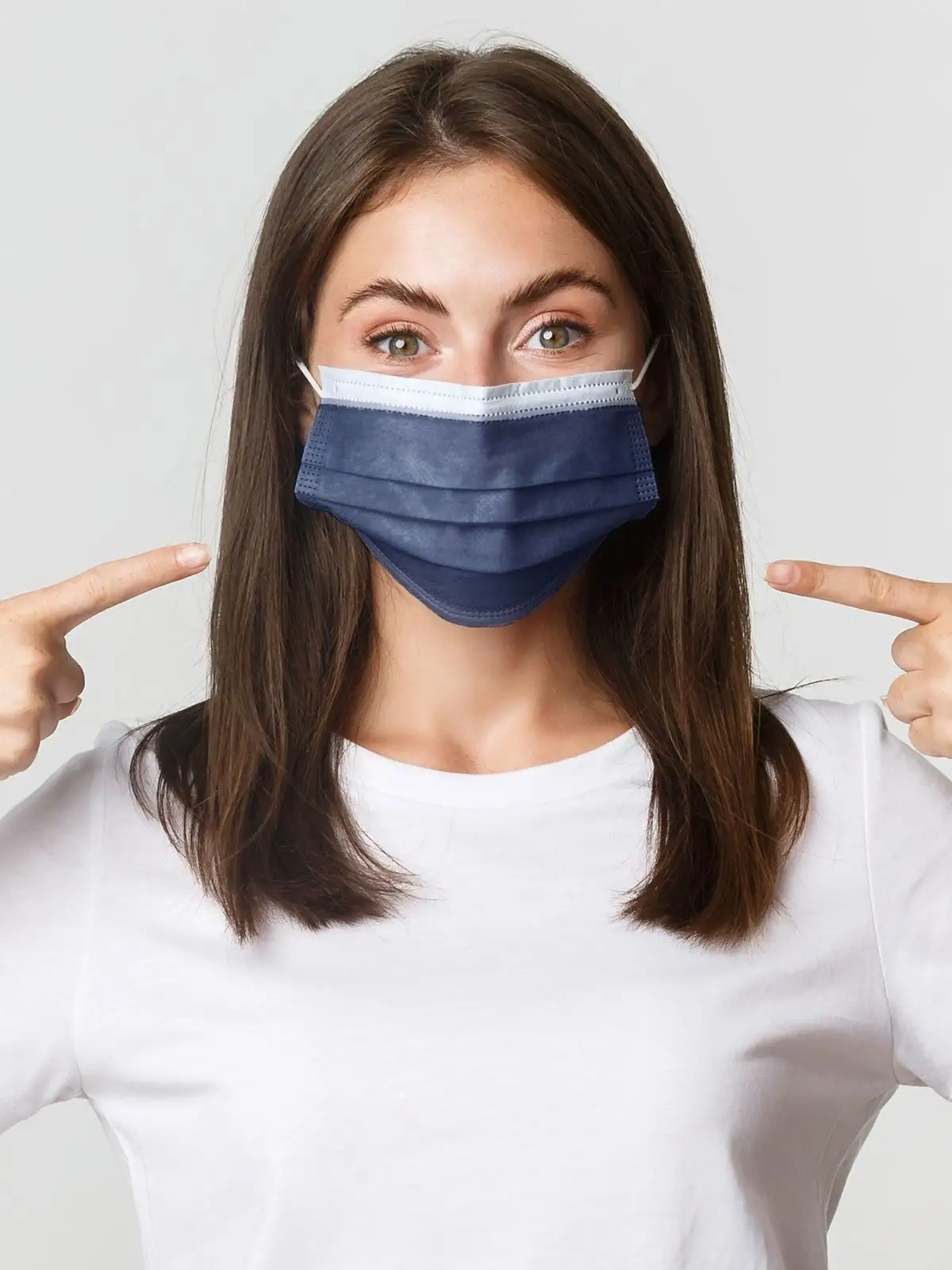 Immagine Masc. chirurgica Cl.I, Tipo 2R, 3 str. M.ITALY CE