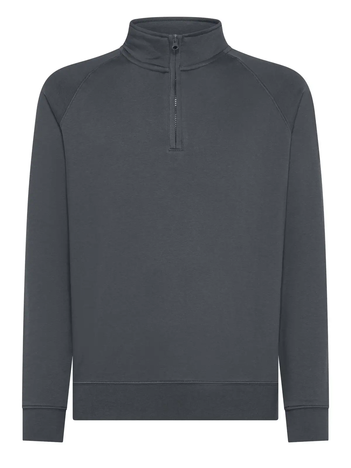 Immagine Felpa Mezza Zip Unisex Raglan Zip neck sweat