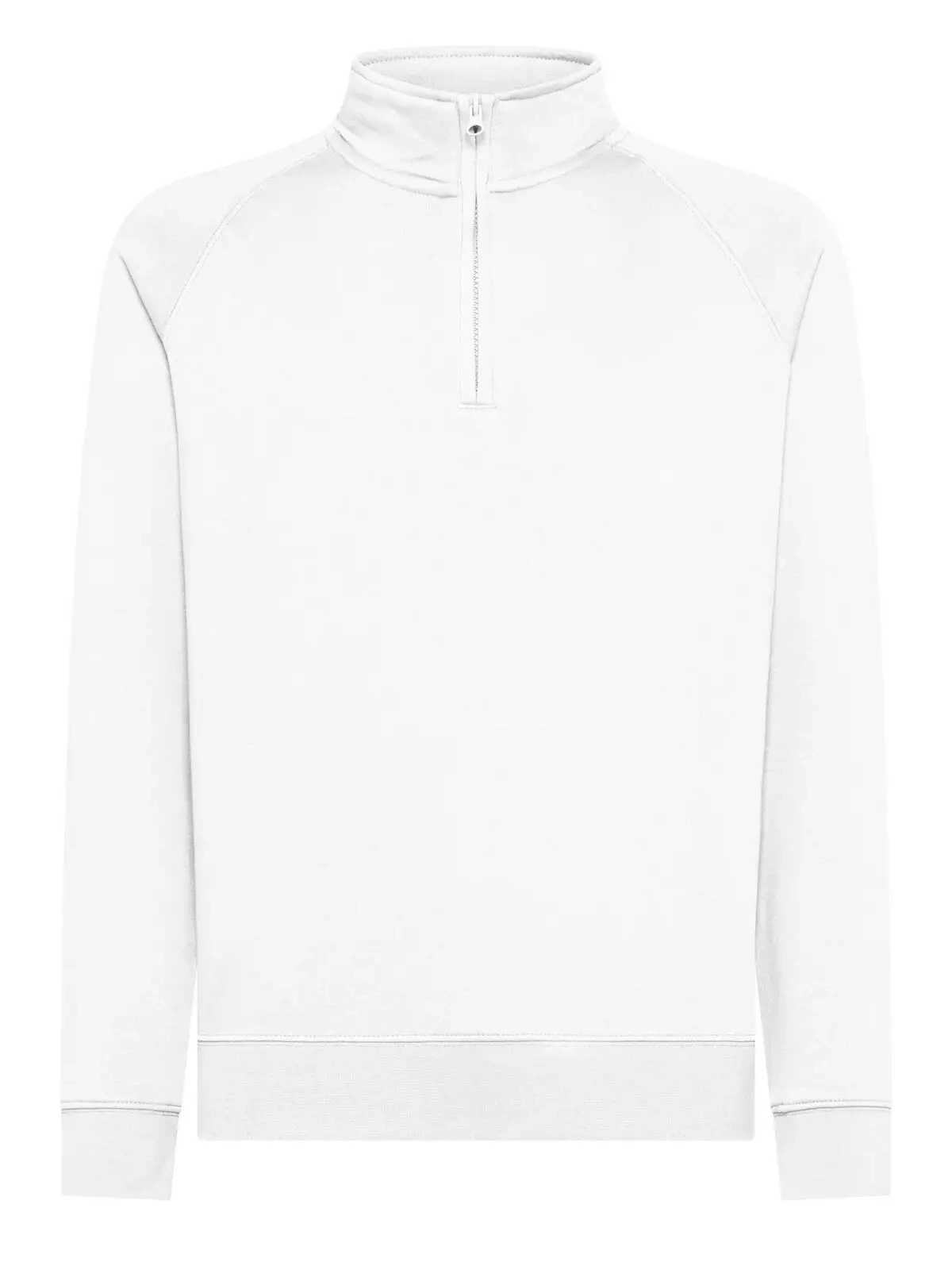 Immagine Felpa Mezza Zip Unisex Raglan Zip neck sweat
