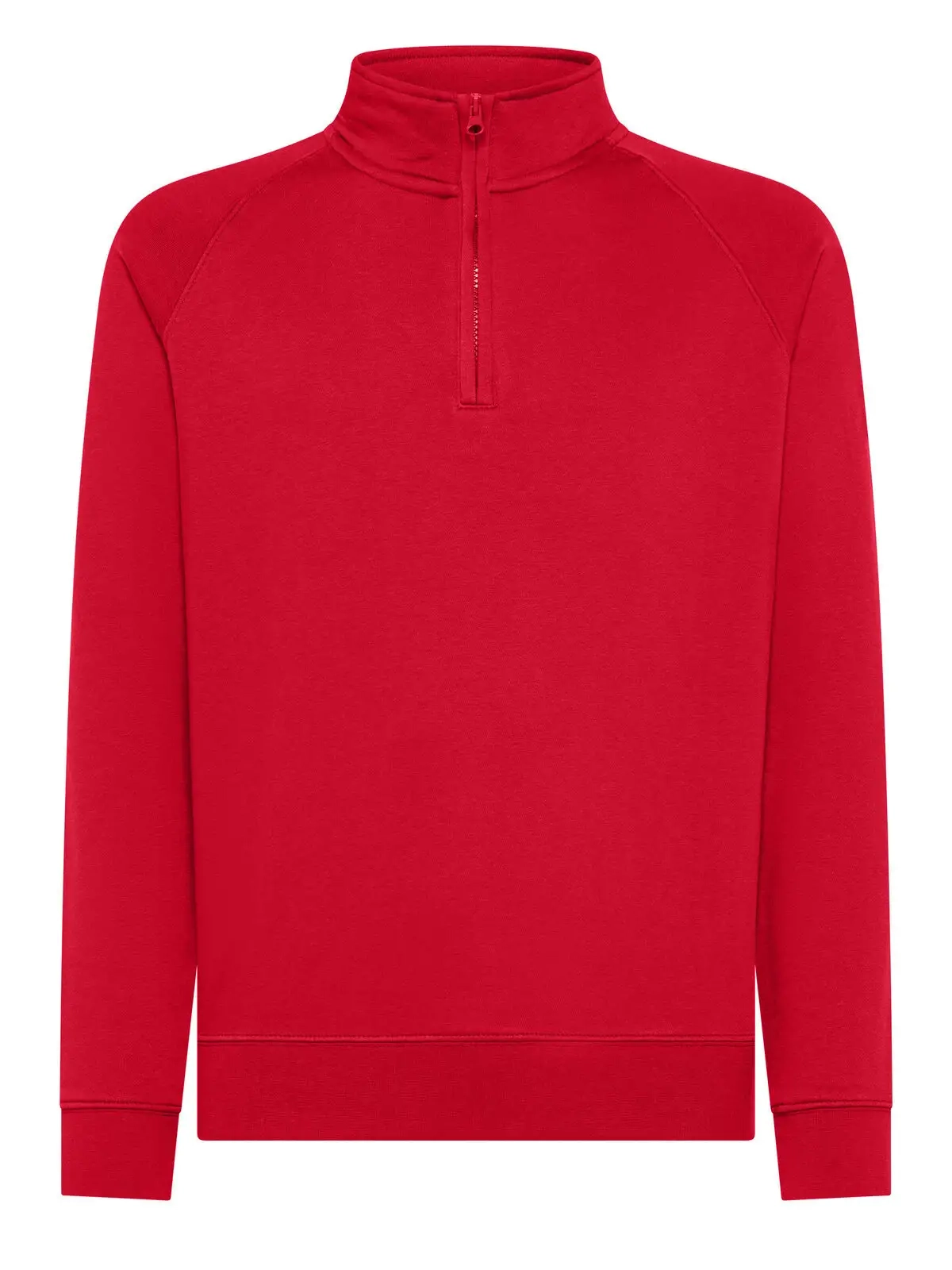 Immagine Felpa Mezza Zip Unisex Raglan Zip neck sweat