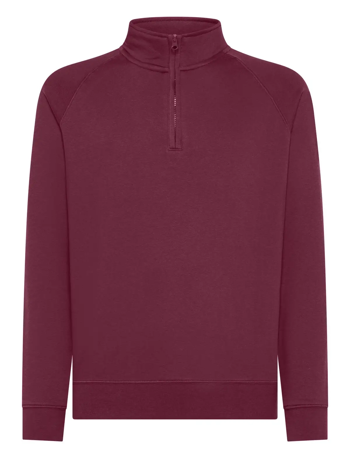 Immagine Felpa Mezza Zip Unisex Raglan Zip neck sweat