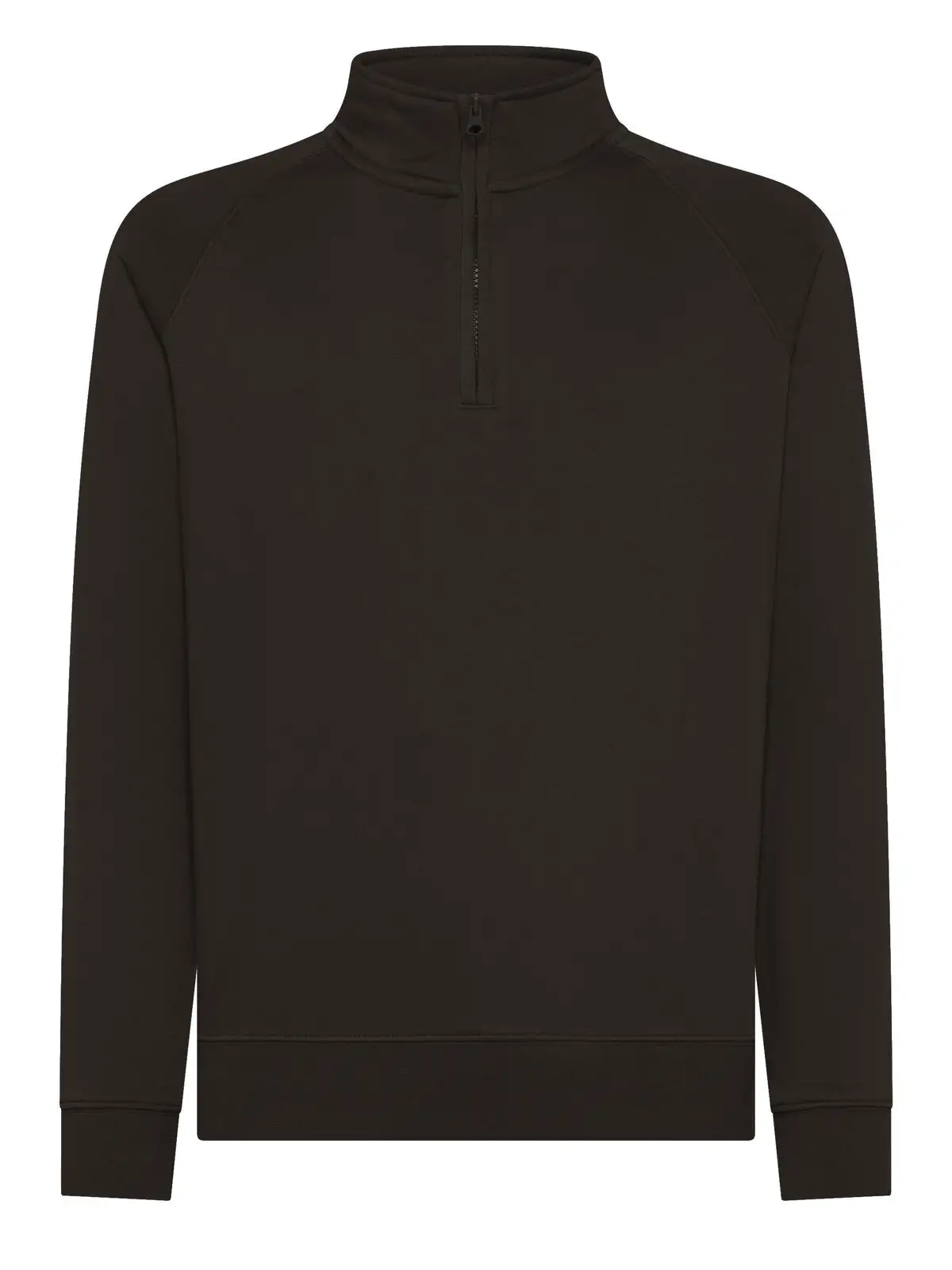 Immagine Felpa Mezza Zip Unisex Raglan Zip neck sweat