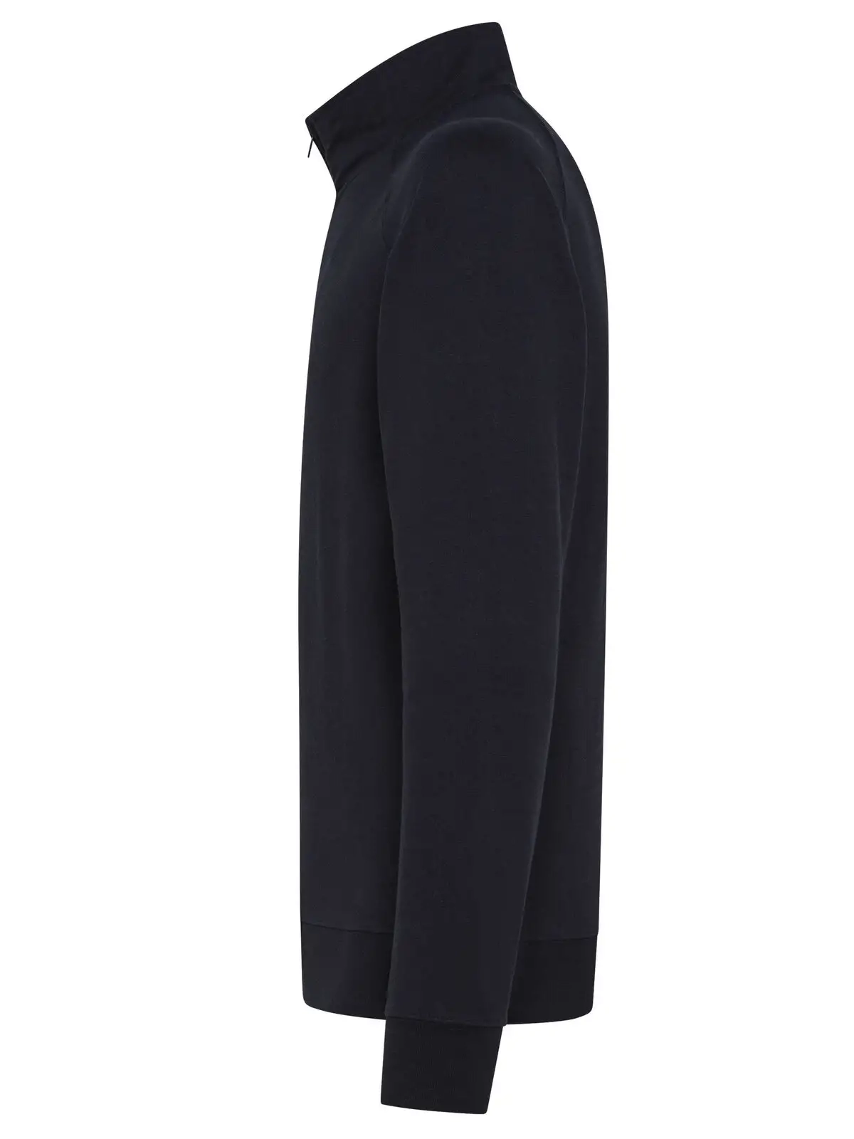 Immagine felpa mezza zip uomo French terry