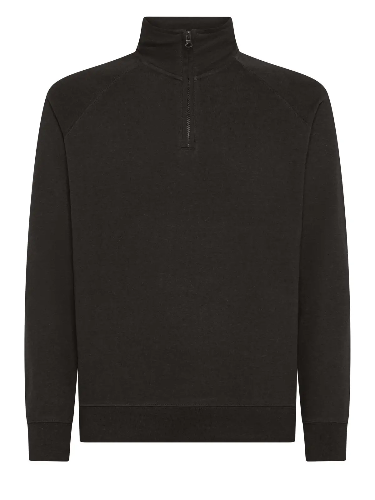 Immagine felpa mezza zip uomo French terry