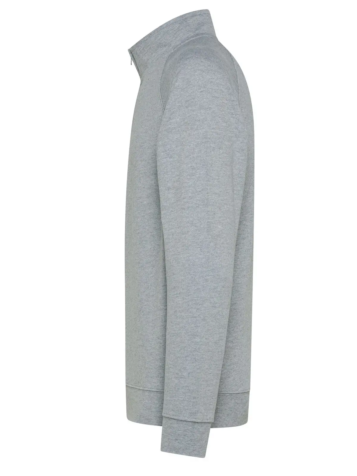 Immagine felpa mezza zip uomo French terry