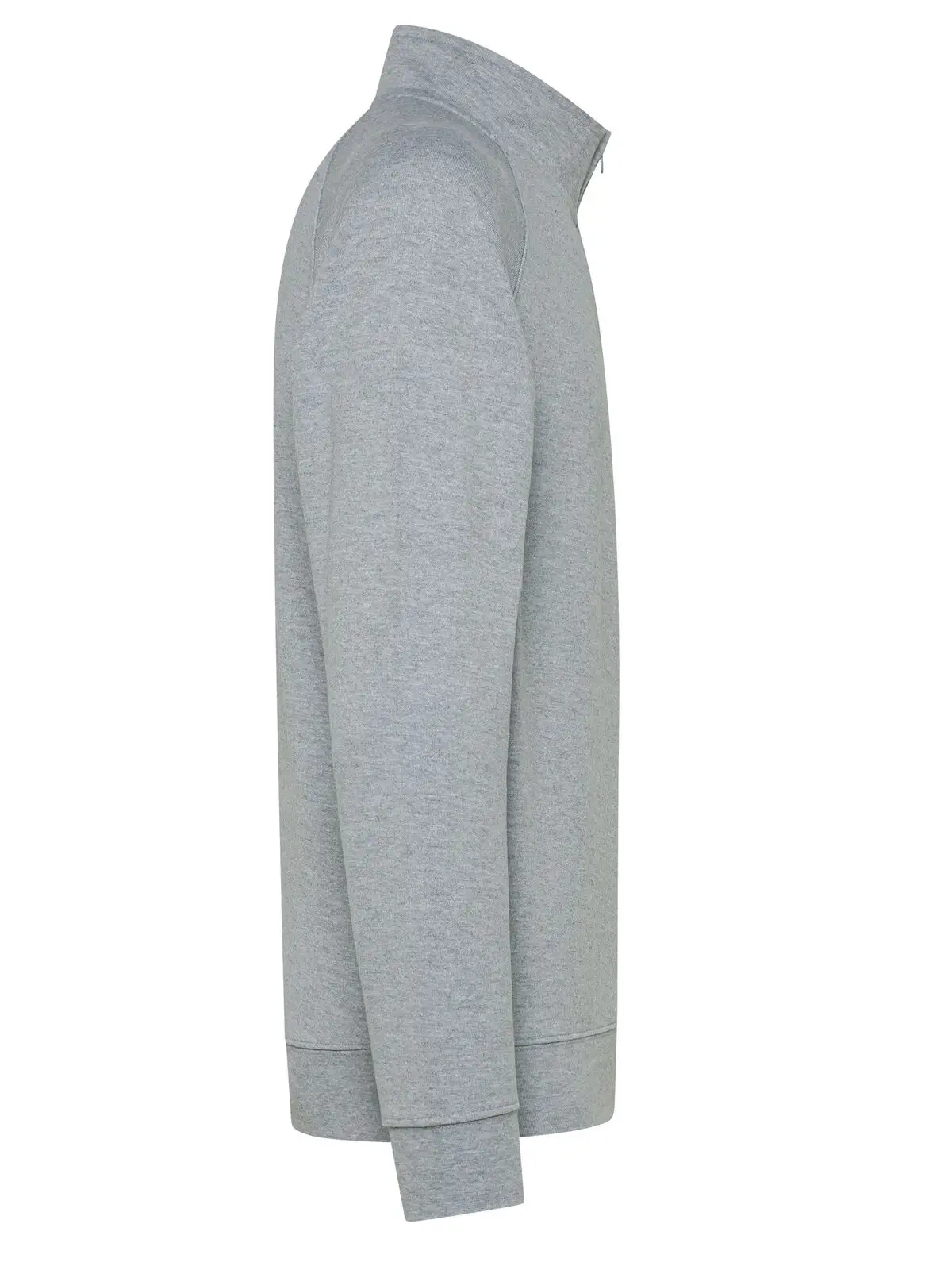 Immagine felpa mezza zip uomo French terry