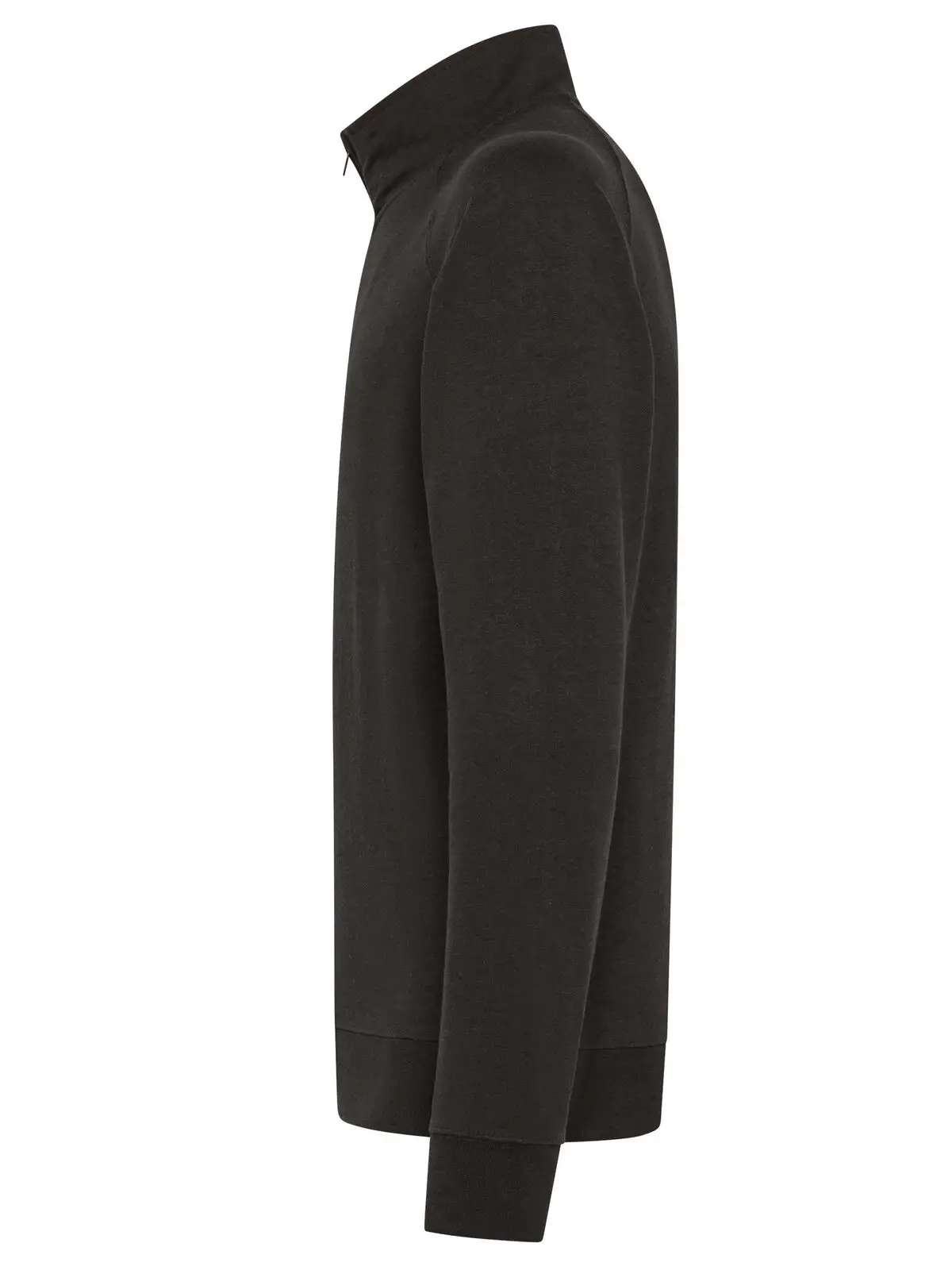 Immagine felpa mezza zip uomo French terry