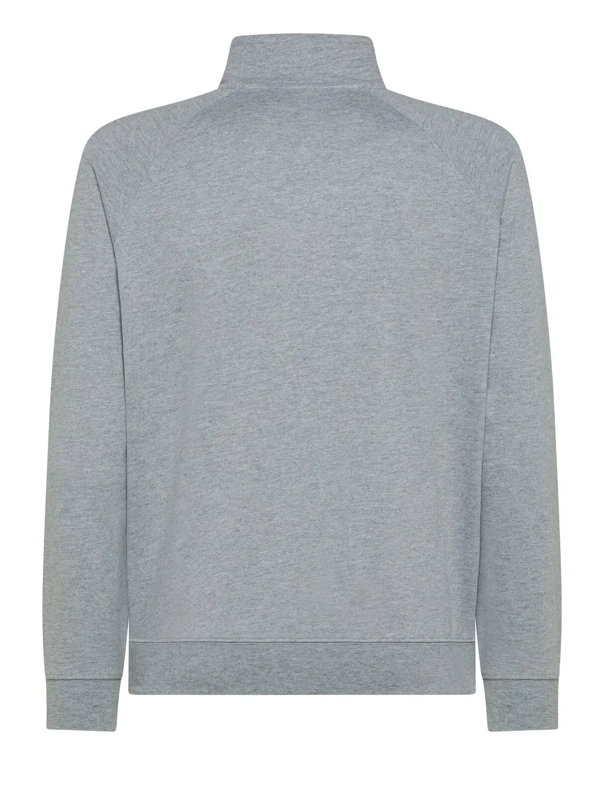 Immagine felpa mezza zip uomo French terry