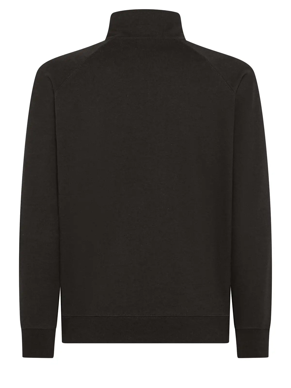 Immagine felpa mezza zip uomo French terry