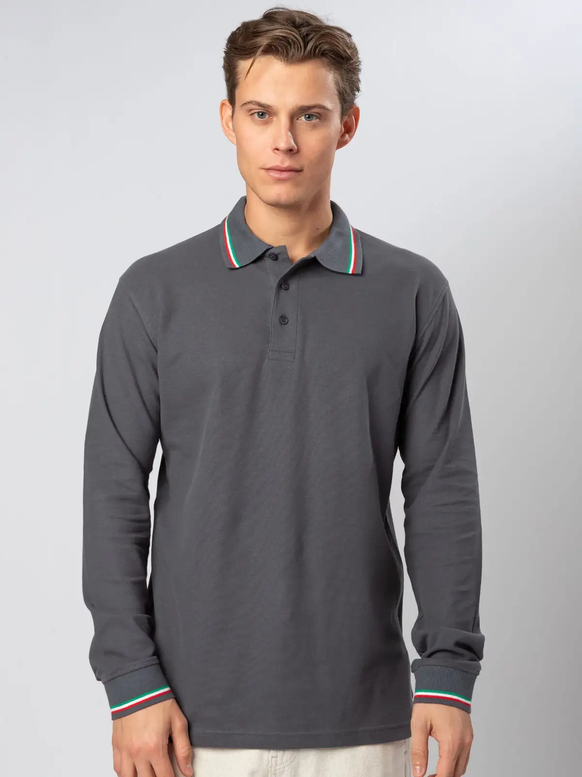 Immagine Polo Italy Manica lunga